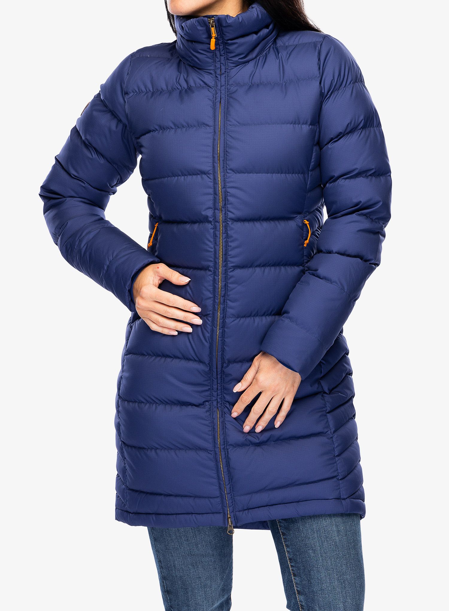 Ženski perjani kaput Rab Deep Cover Parka - patriot blue