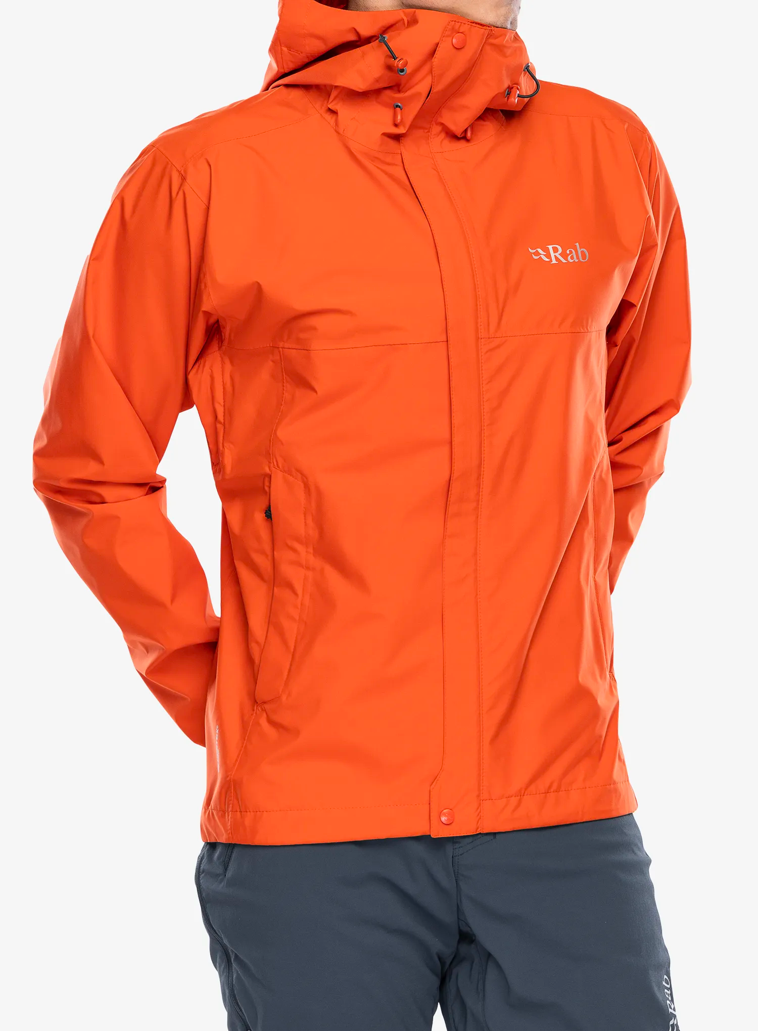 Kišna jakna Rab Downpour Eco Jacket - firecracker