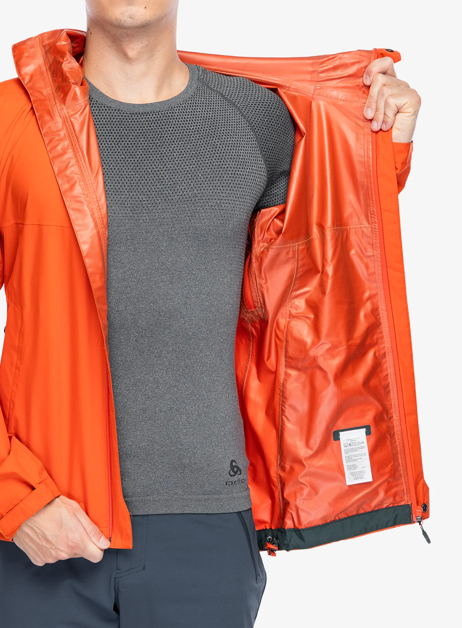 Kišna jakna Rab Downpour Eco Jacket - firecracker