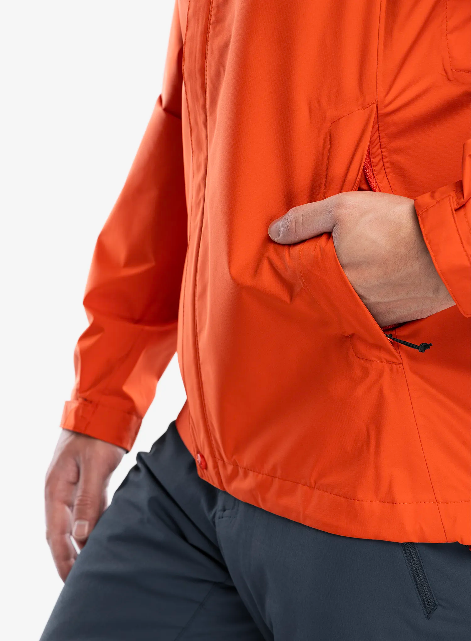 Kišna jakna Rab Downpour Eco Jacket - firecracker