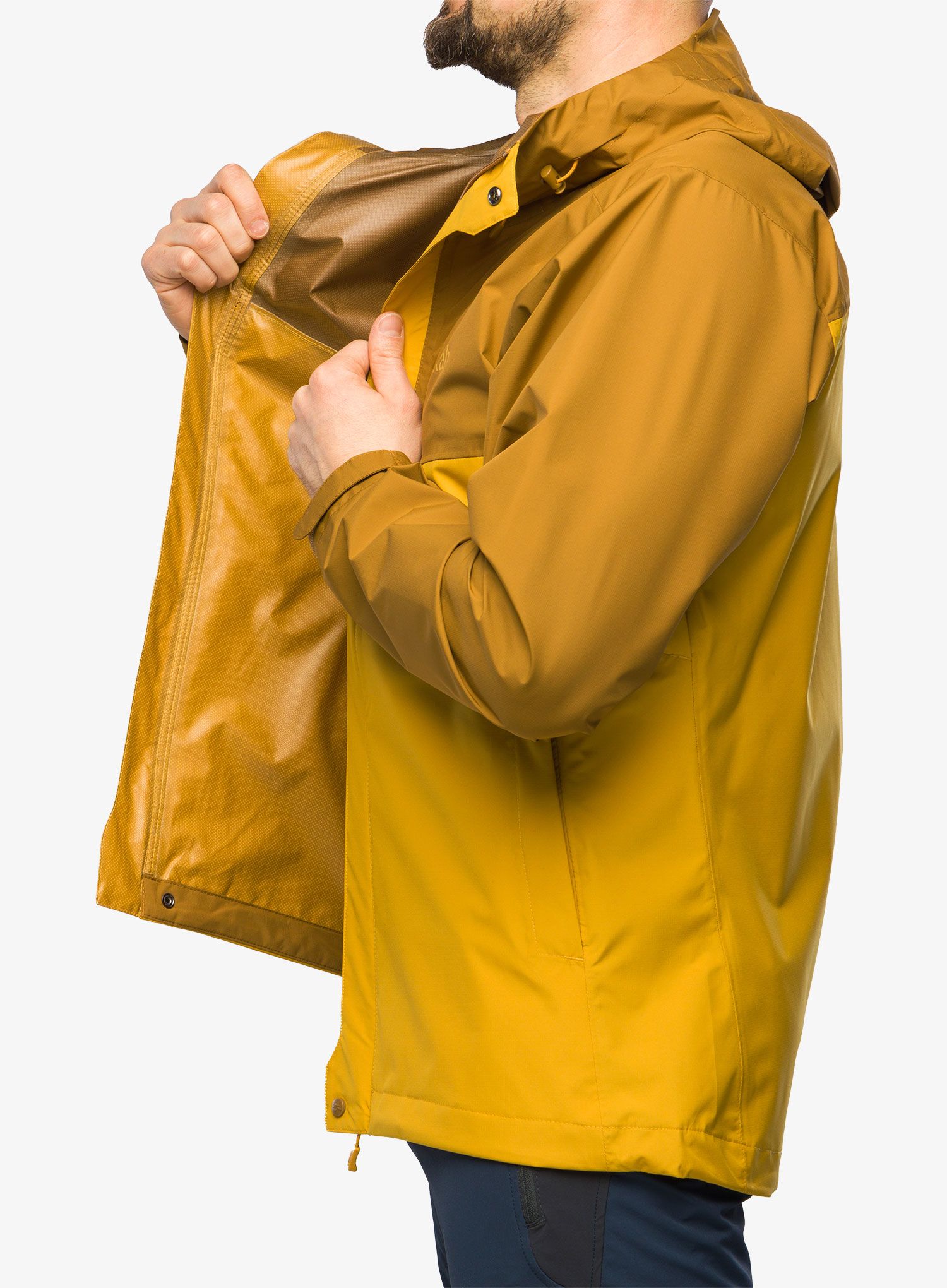 Kišna jakna Rab Downpour Eco Jacket - footprint/sahara