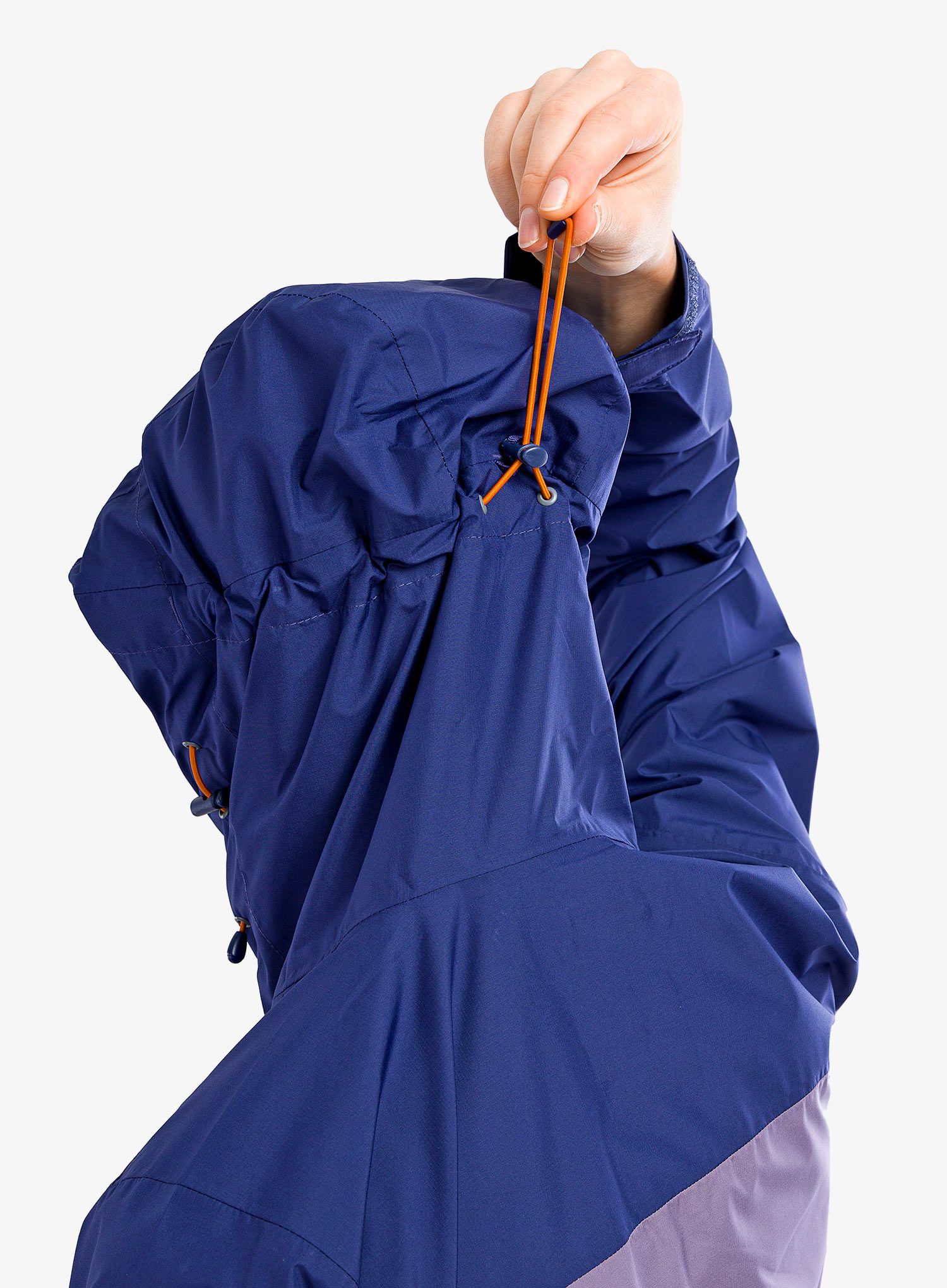 Ženska kišna jakna Rab Downpour Eco Jacket - patriot blue/purple sage
