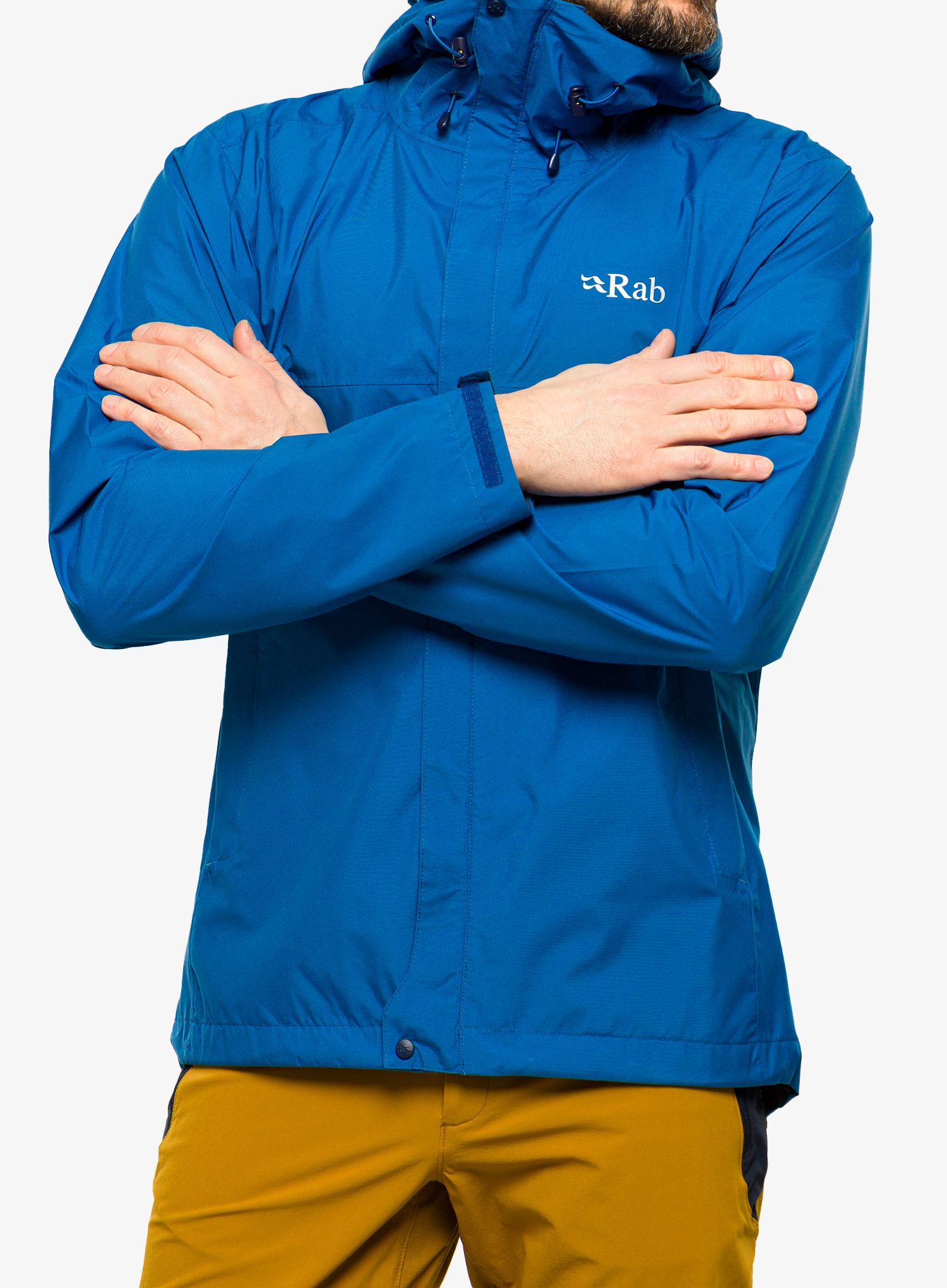Kišna jakna Rab Downpour Eco Jacket - denim