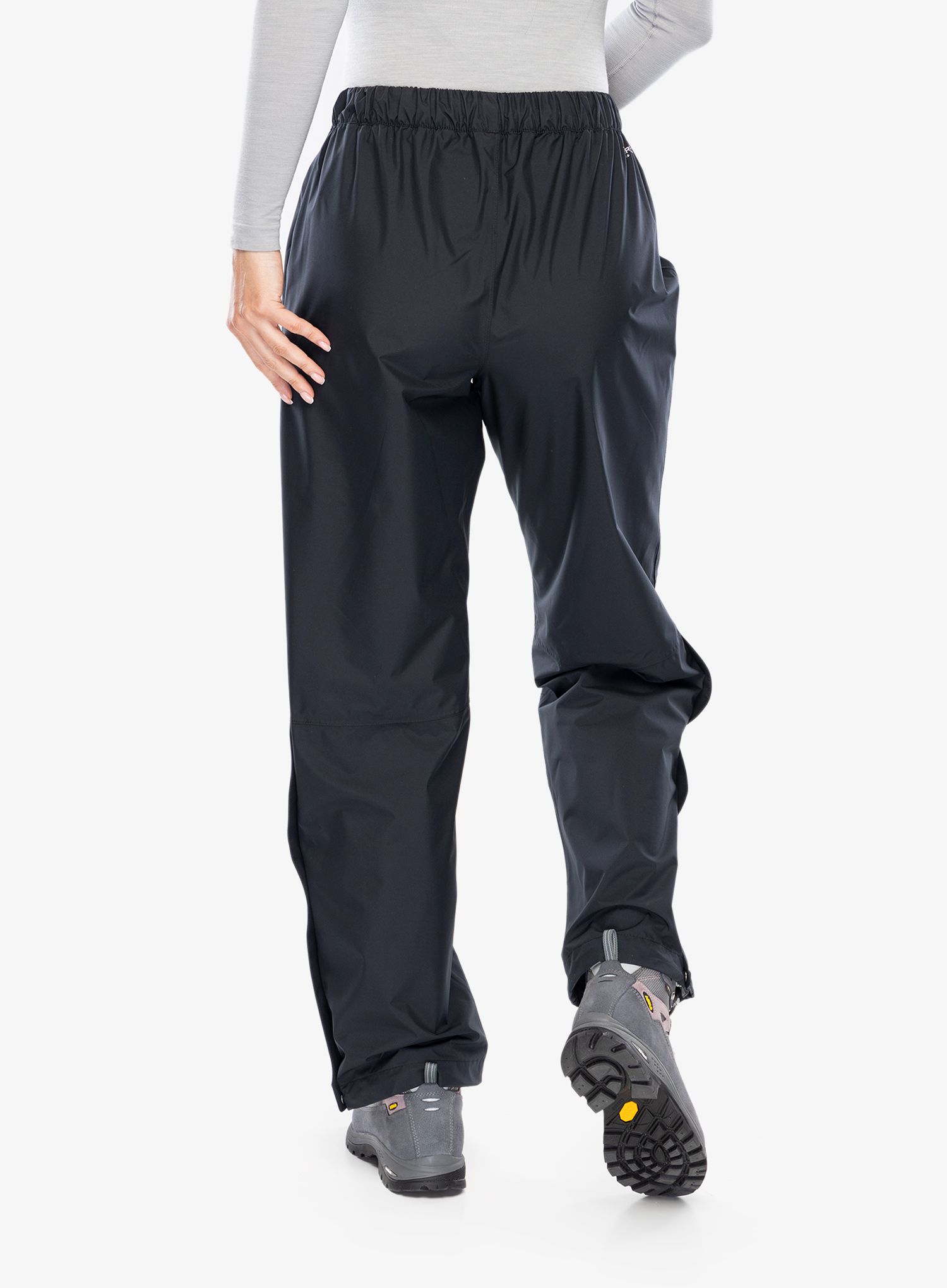 Ženske kišne hlače Rab Downpour Eco Pants - black