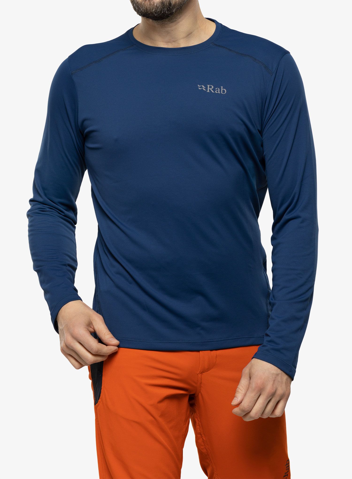 Termoaktivna dukserica Rab Force LS Tee - nightfall blue