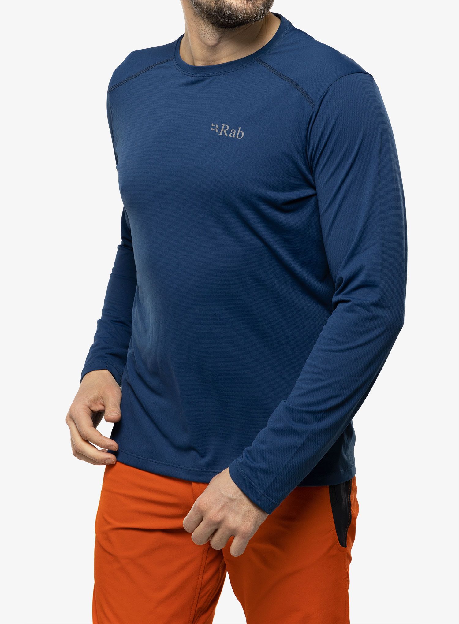 Termoaktivna dukserica Rab Force LS Tee - nightfall blue