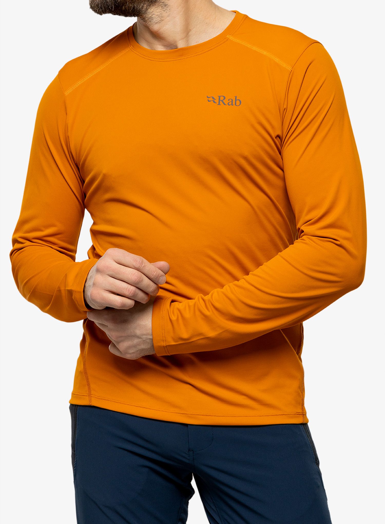 Termoaktivna dukserica Rab Force LS Tee - marmalade
