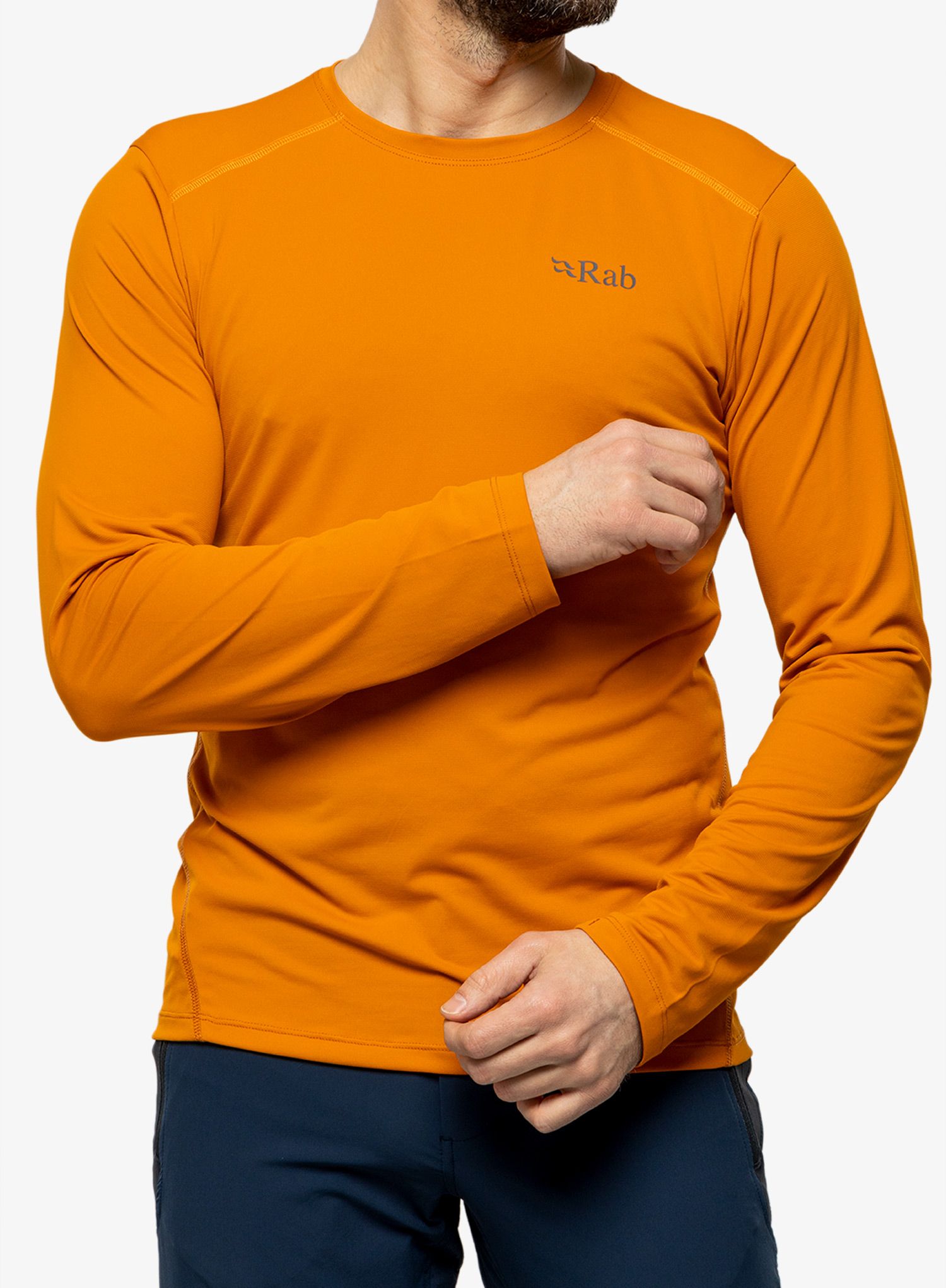 Termoaktivna dukserica Rab Force LS Tee - marmalade