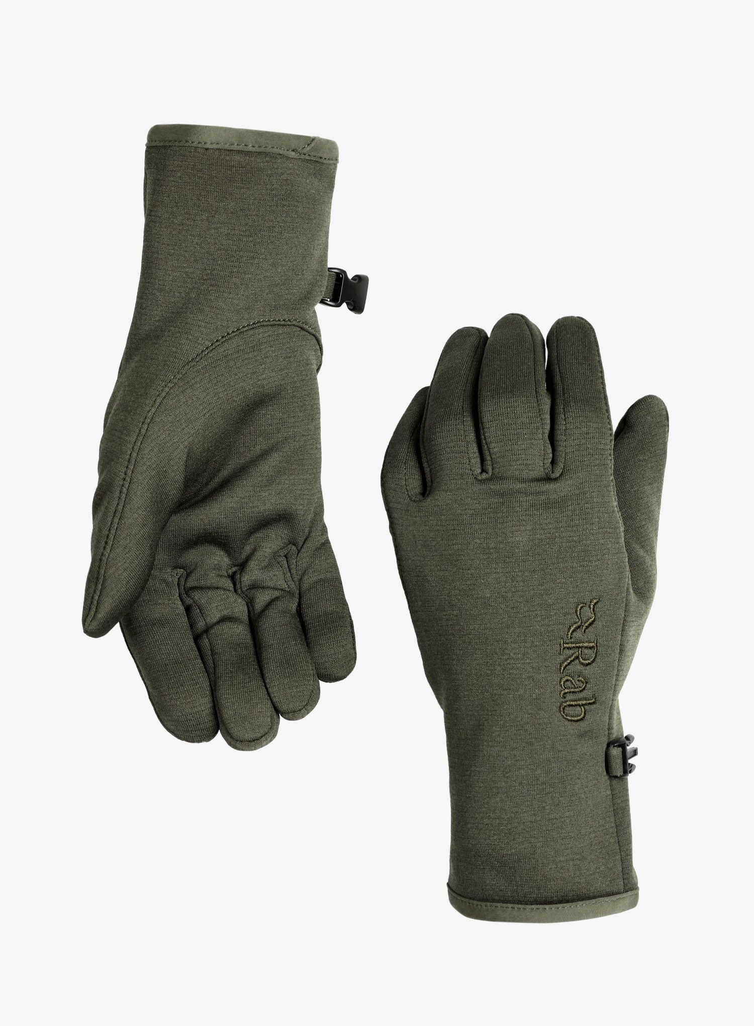 Rukavice od flisa Rab Geon Gloves - army 