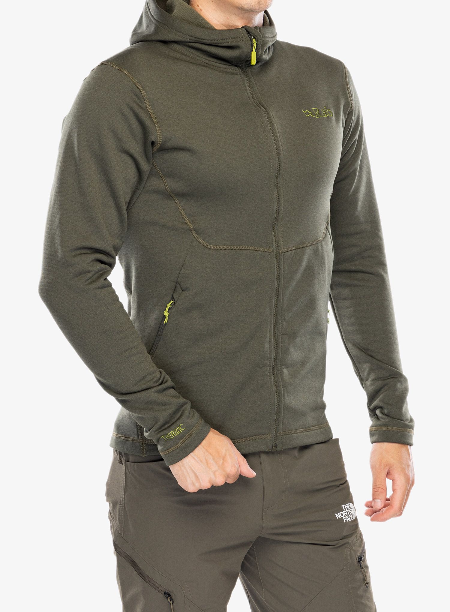 Jakna od flisa Rab Geon Hoody - army