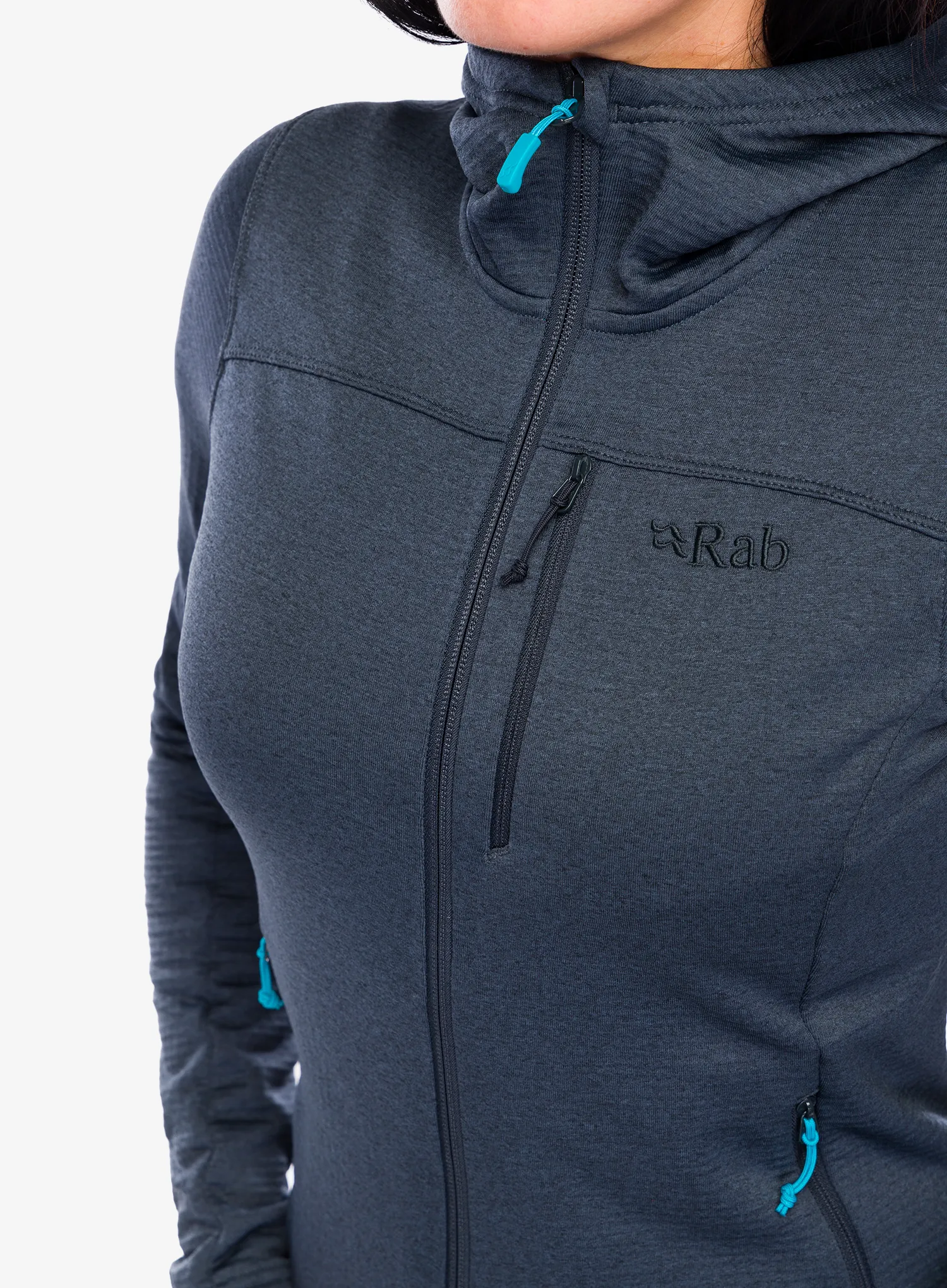 Dukserica s kapuljačom ženska Rab Graviton Hoody - beluga