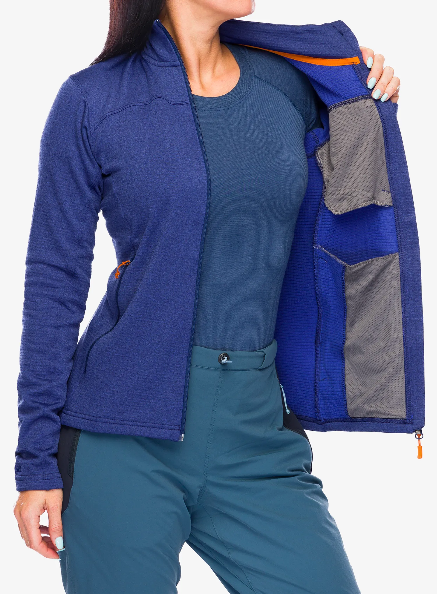 Ženska dukserica na otkopčavanje Rab Graviton Jacket - patriot blue