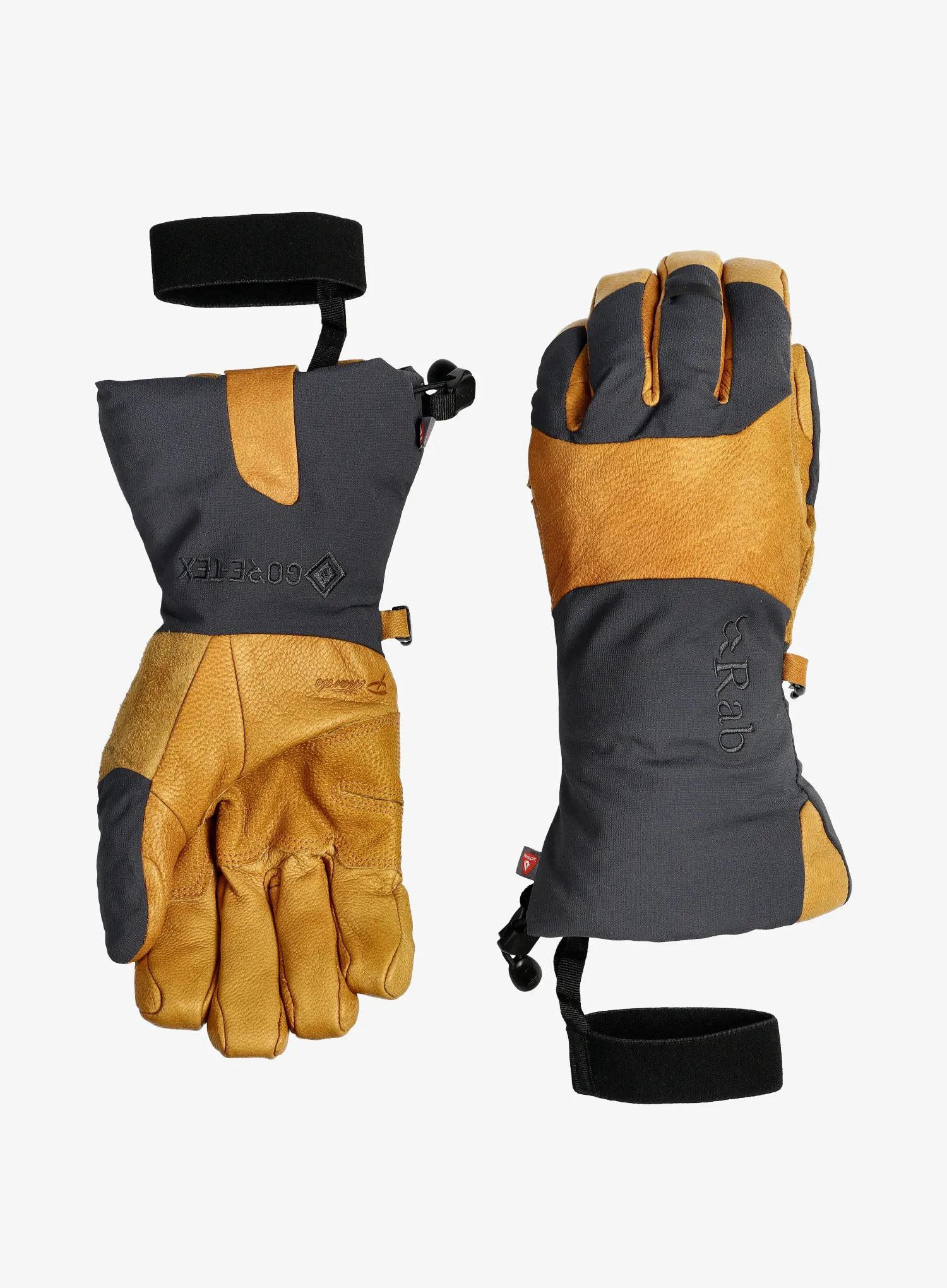 Rukavice GORE-TEX Rab Guide 2 GTX Gloves - steel
