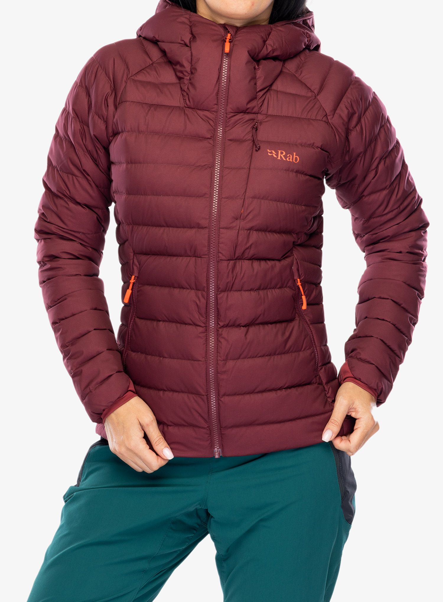 Ženska jakna Rab Infinity Microlight Jacket - deep heather
