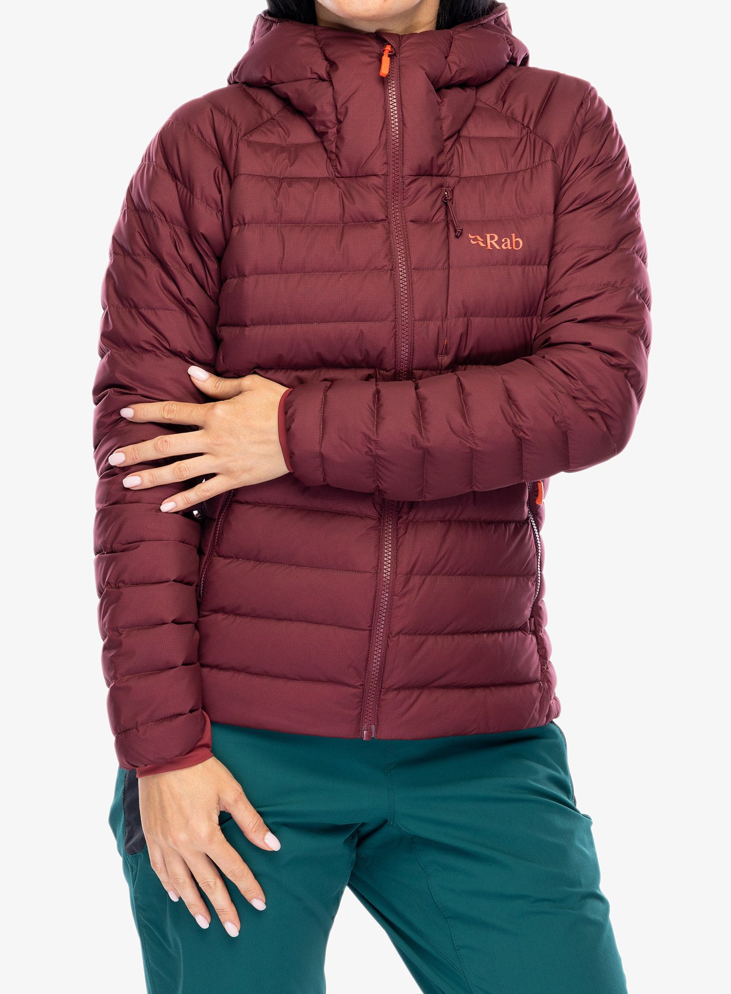 Ženska jakna Rab Infinity Microlight Jacket - deep heather