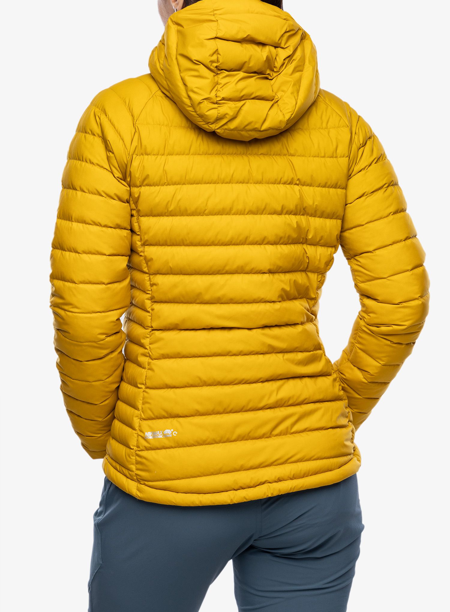 Ženska perjana jakna Rab Infinity Microlight Jacket - sahara