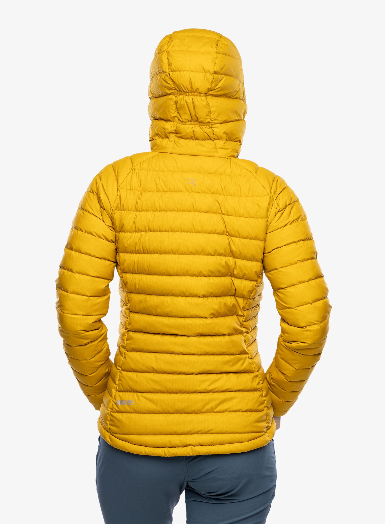 Ženska perjana jakna Rab Infinity Microlight Jacket - sahara