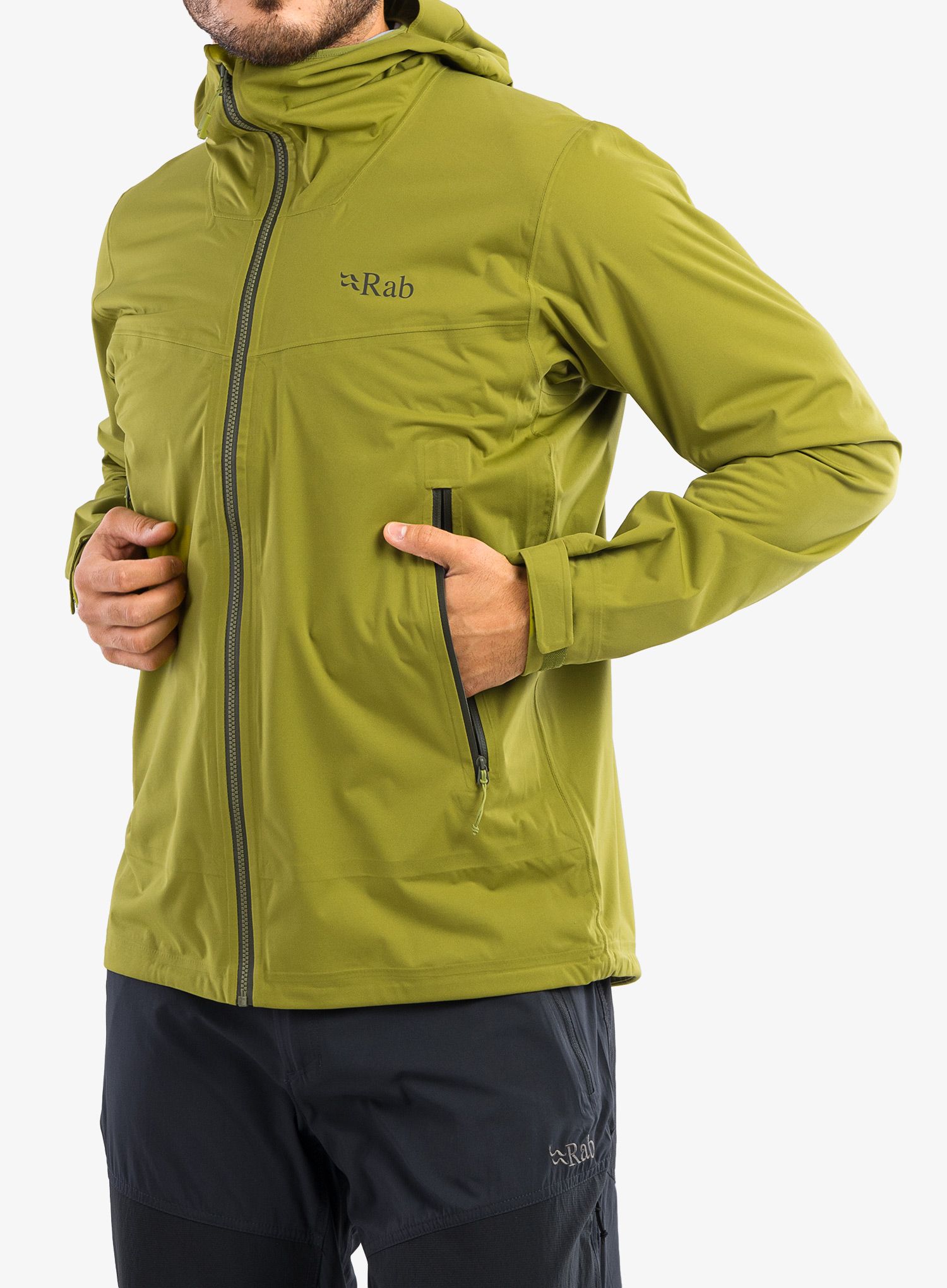 Kišna jakna Rab Kinetic 2.0 Jacket - aspen green