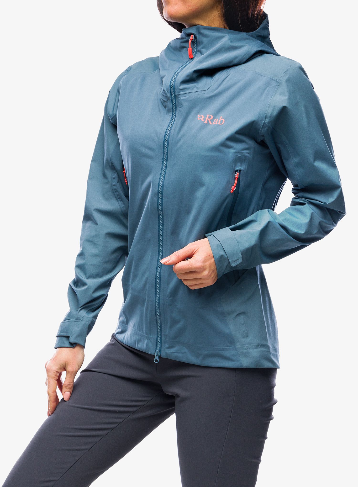 Ženska kišna jakna Rab Kinetic Alpine 2.0 Jacket - orion blue