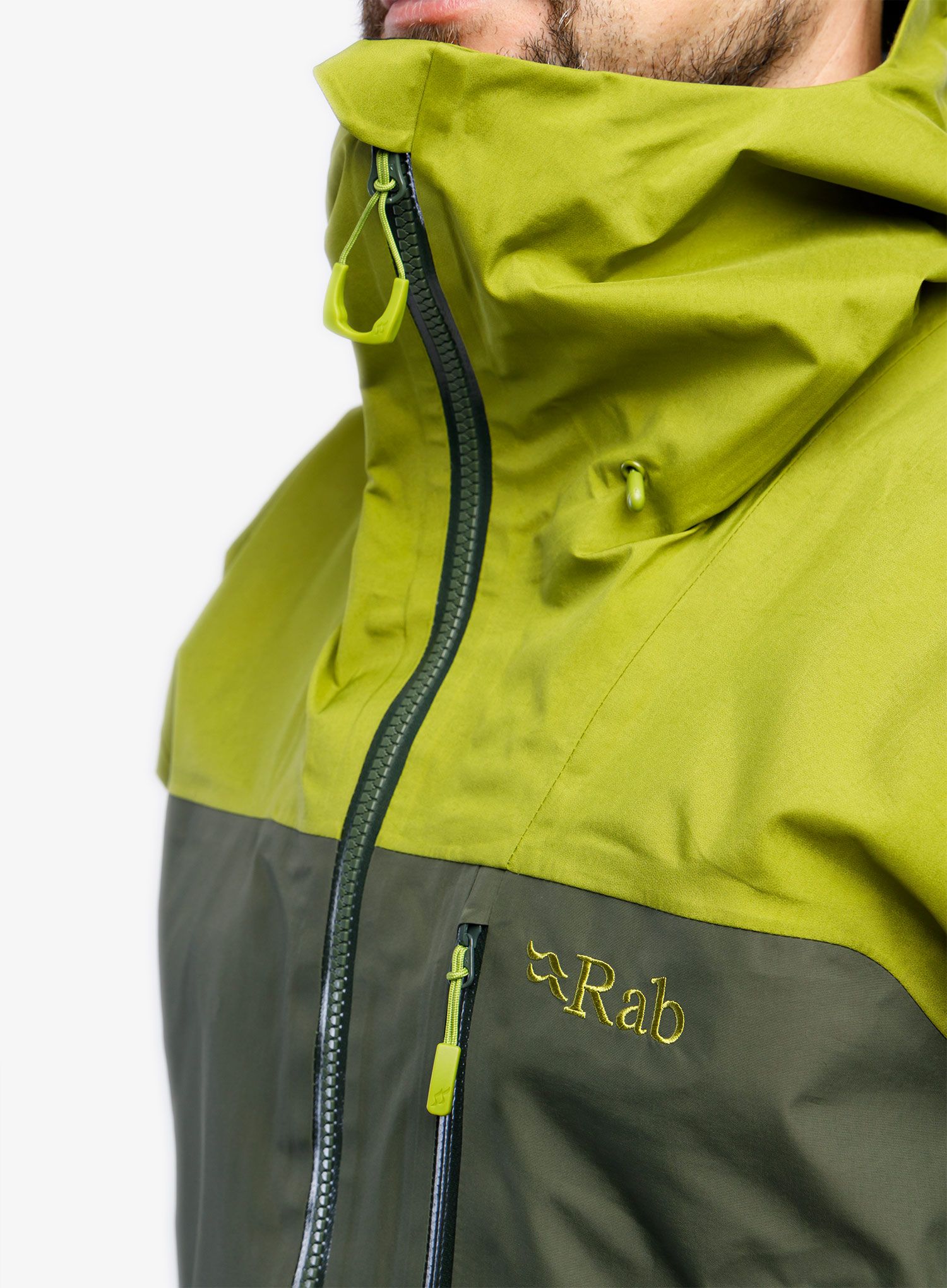 Kišna jakna RAB Latok Mountain GTX Jacket - aspen green