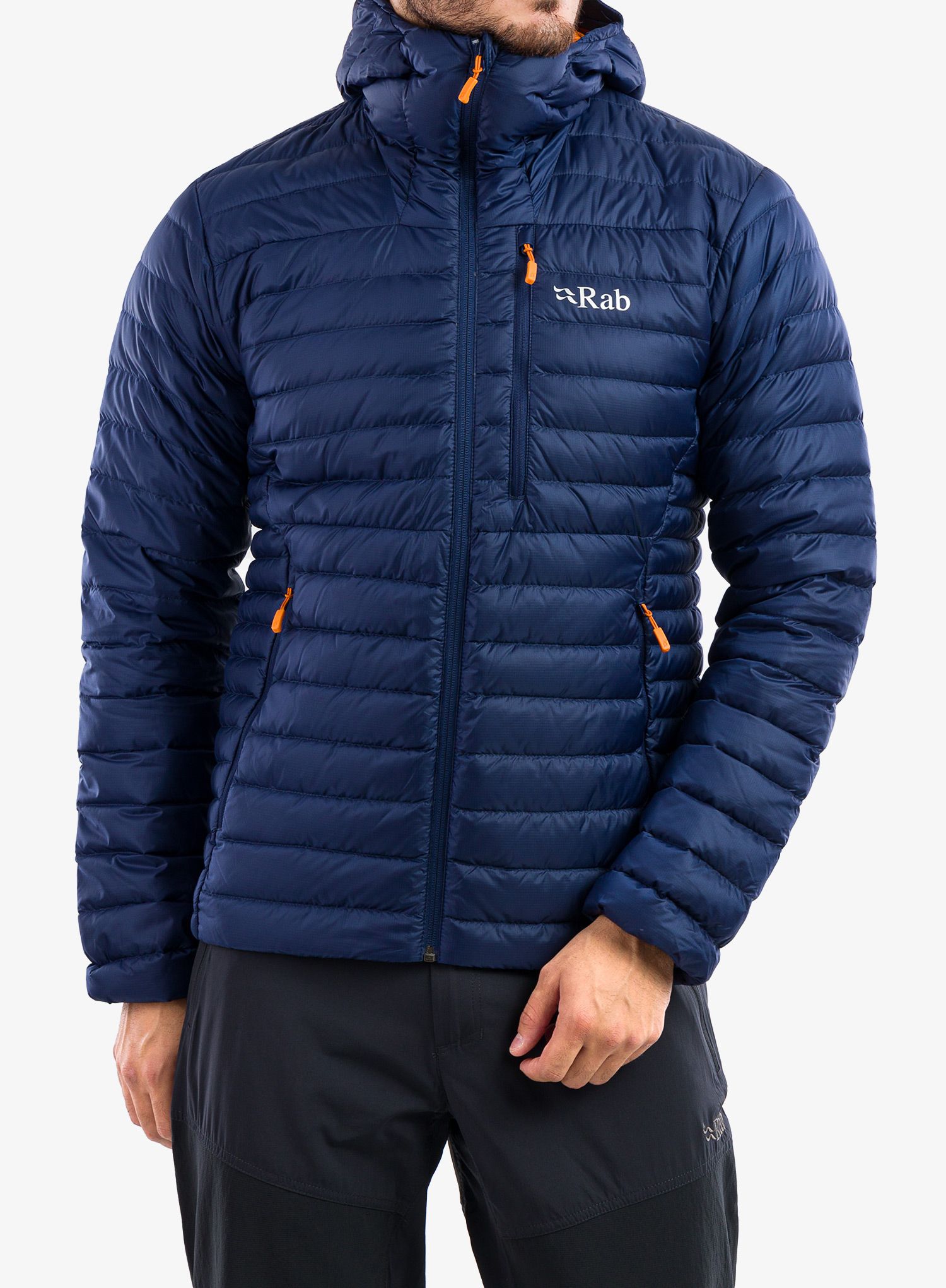 Pernata jakna Rab Microlight Alpine Jacket - deep ink/marmalade