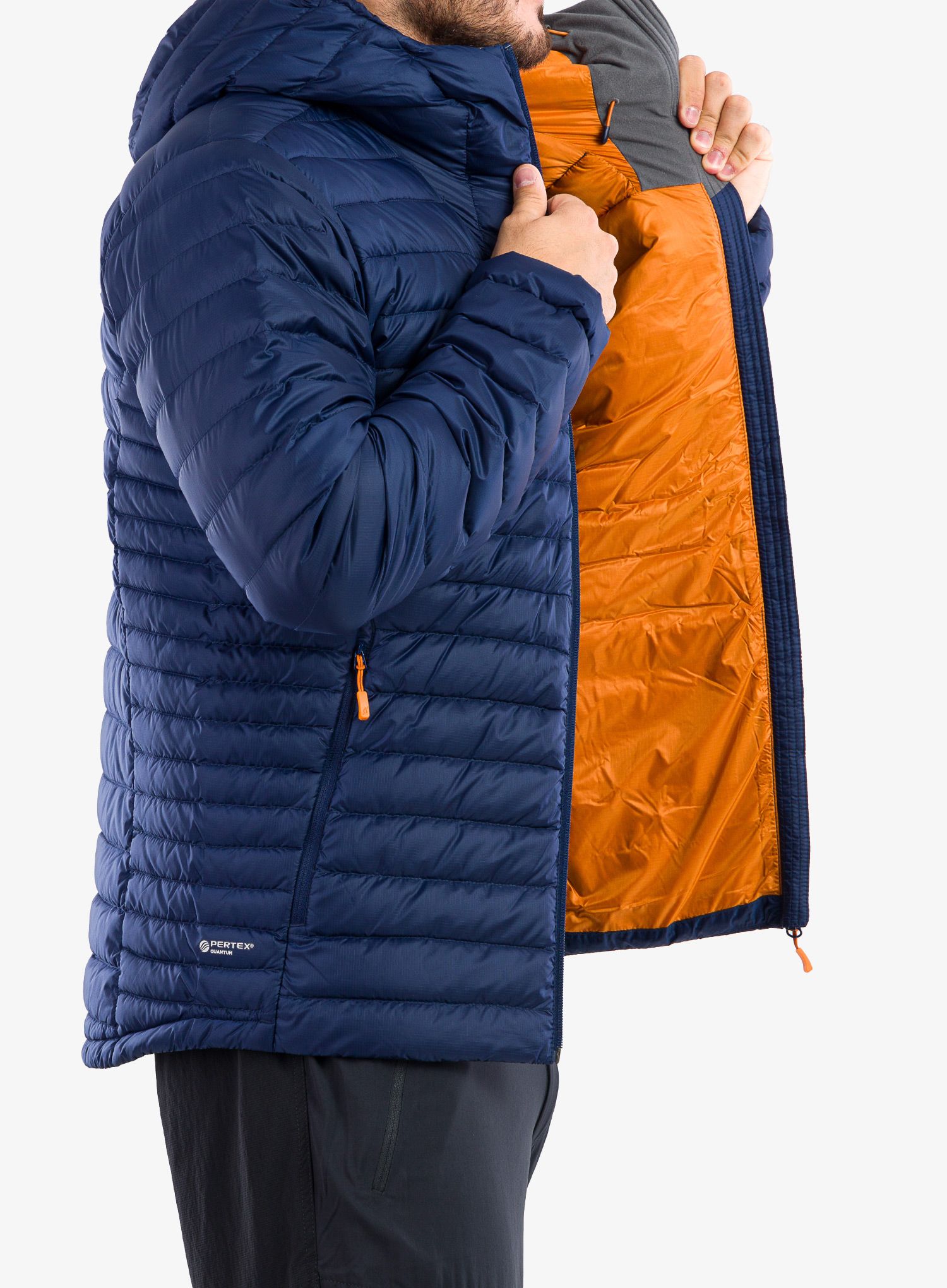 Pernata jakna Rab Microlight Alpine Jacket - deep ink/marmalade