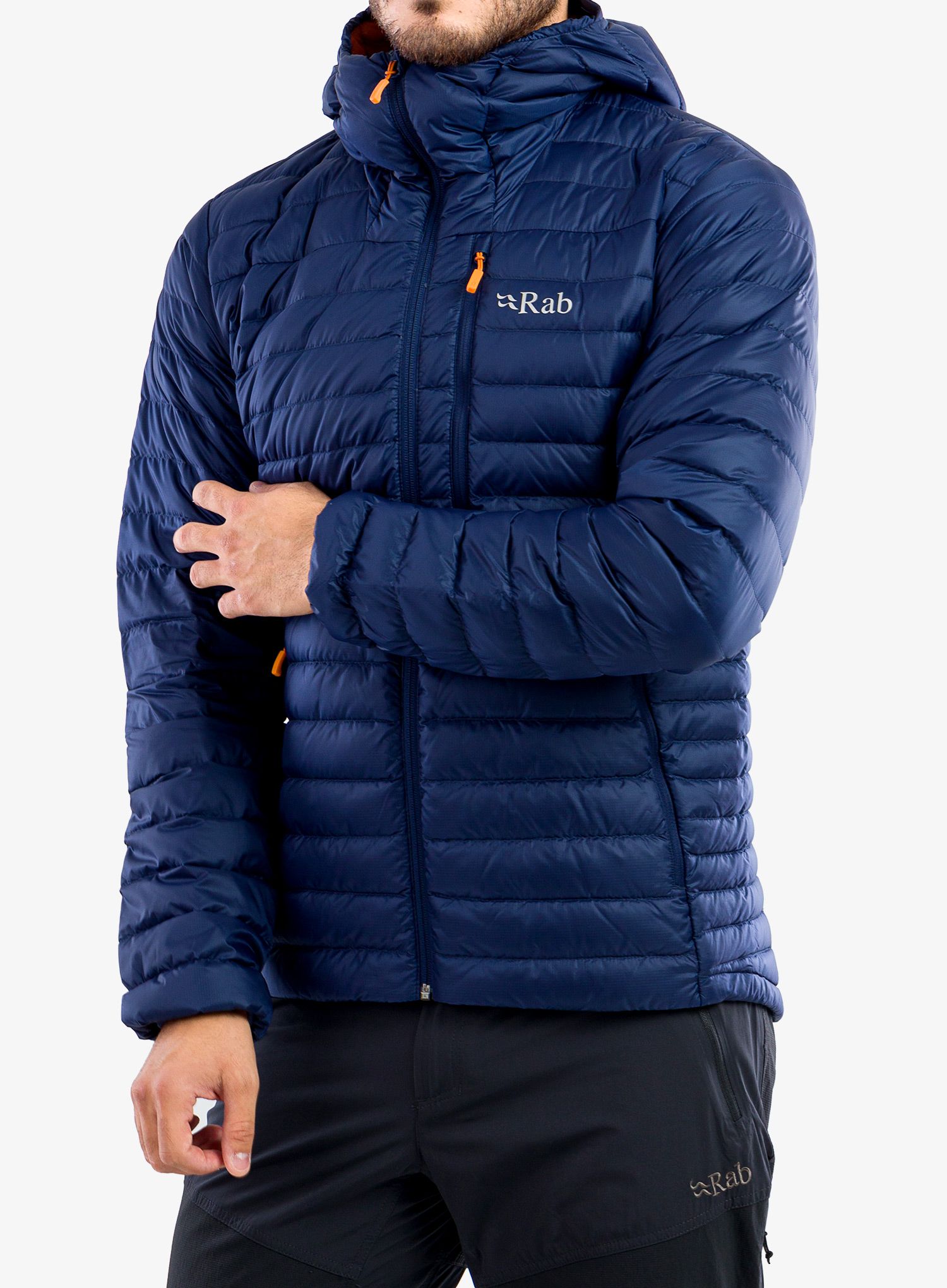 Pernata jakna Rab Microlight Alpine Jacket - deep ink/marmalade