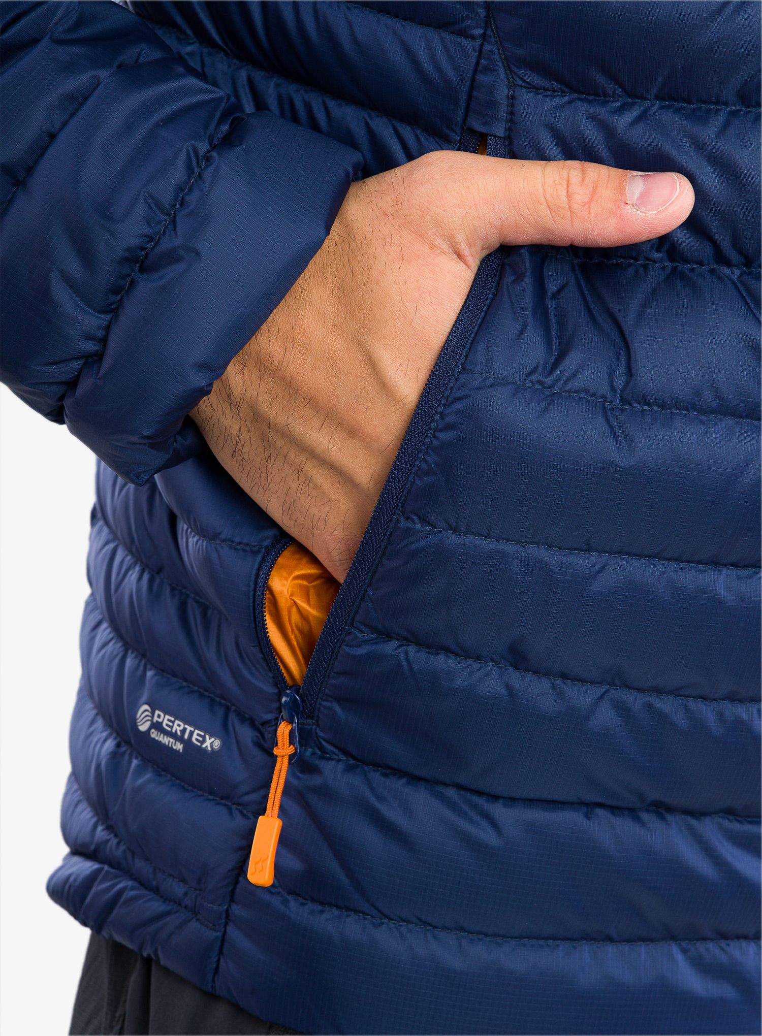Pernata jakna Rab Microlight Alpine Jacket - deep ink/marmalade