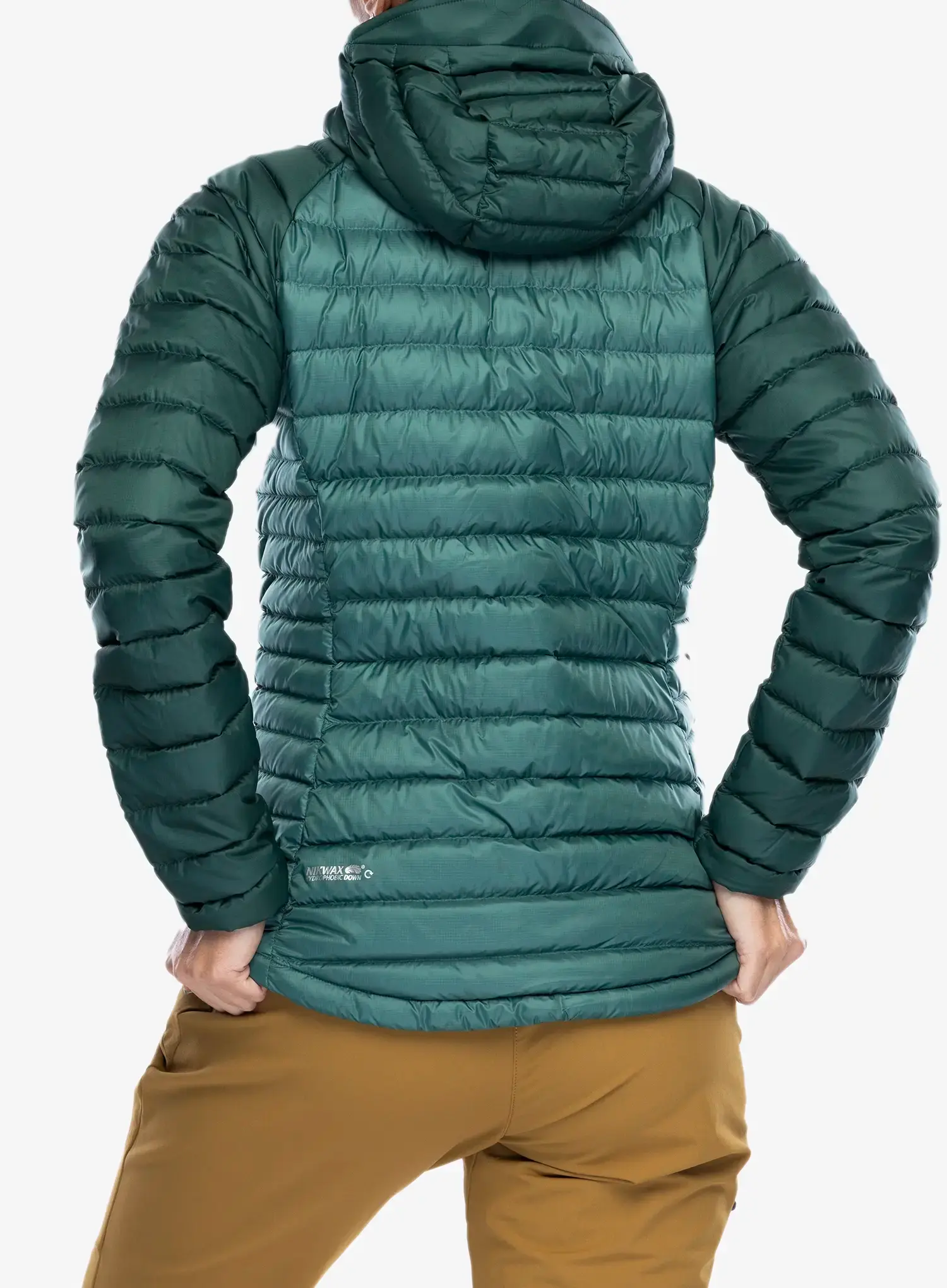 Ženska perjana jakna Rab Microlight Alpine Jacket - green slate/eucalyptus
