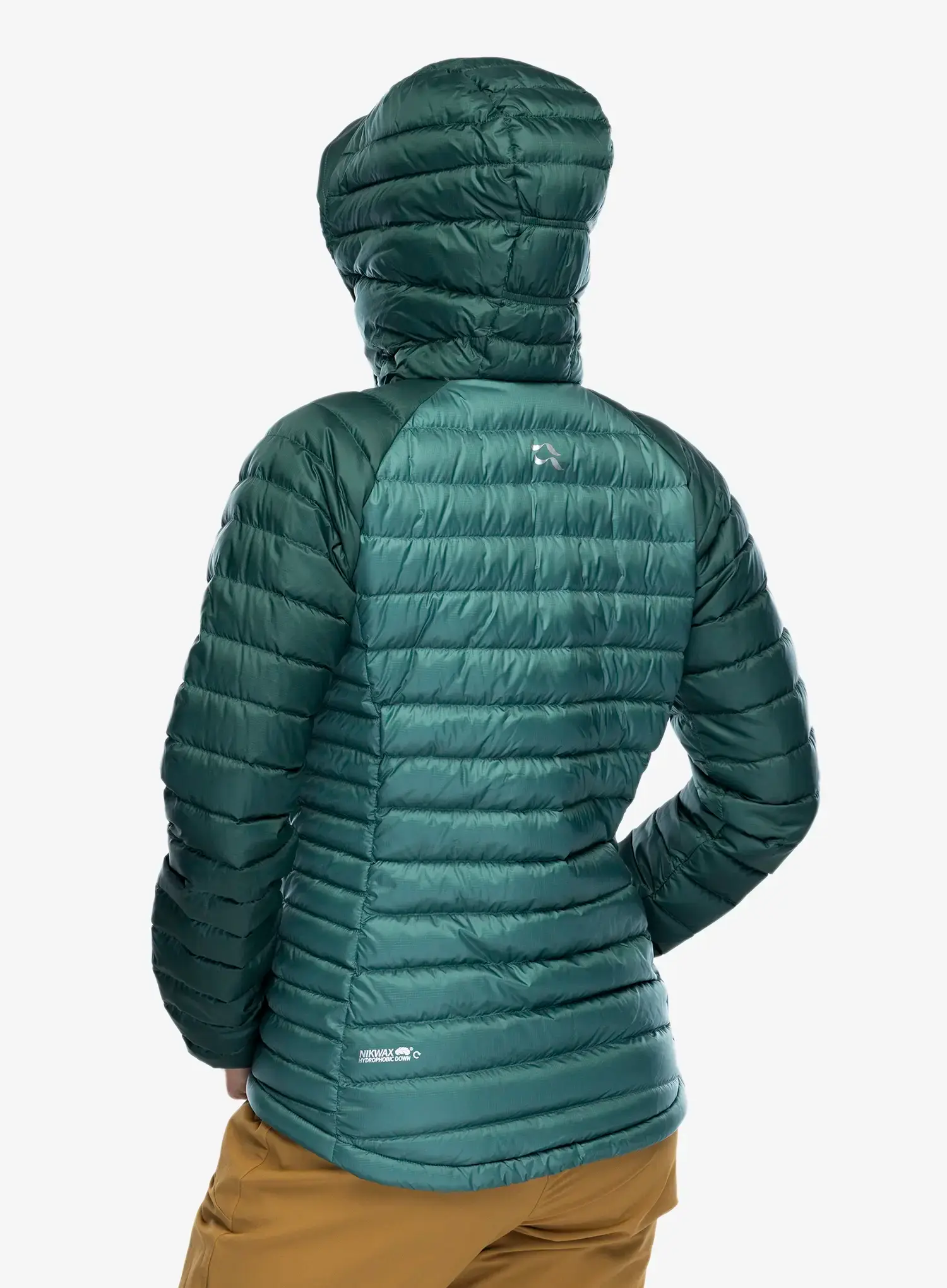 Ženska perjana jakna Rab Microlight Alpine Jacket - green slate/eucalyptus