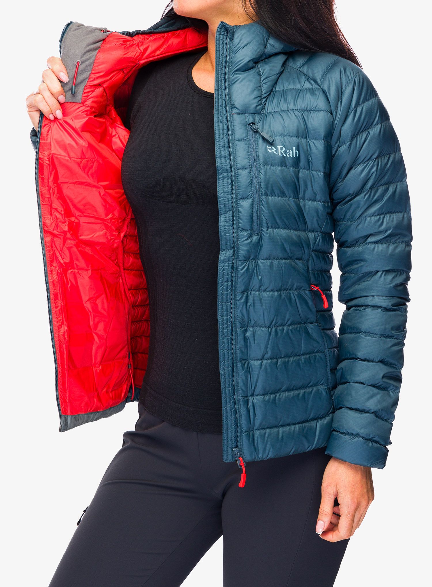 Ženska perjana jakna Rab Microlight Alpine Jacket - orion blue