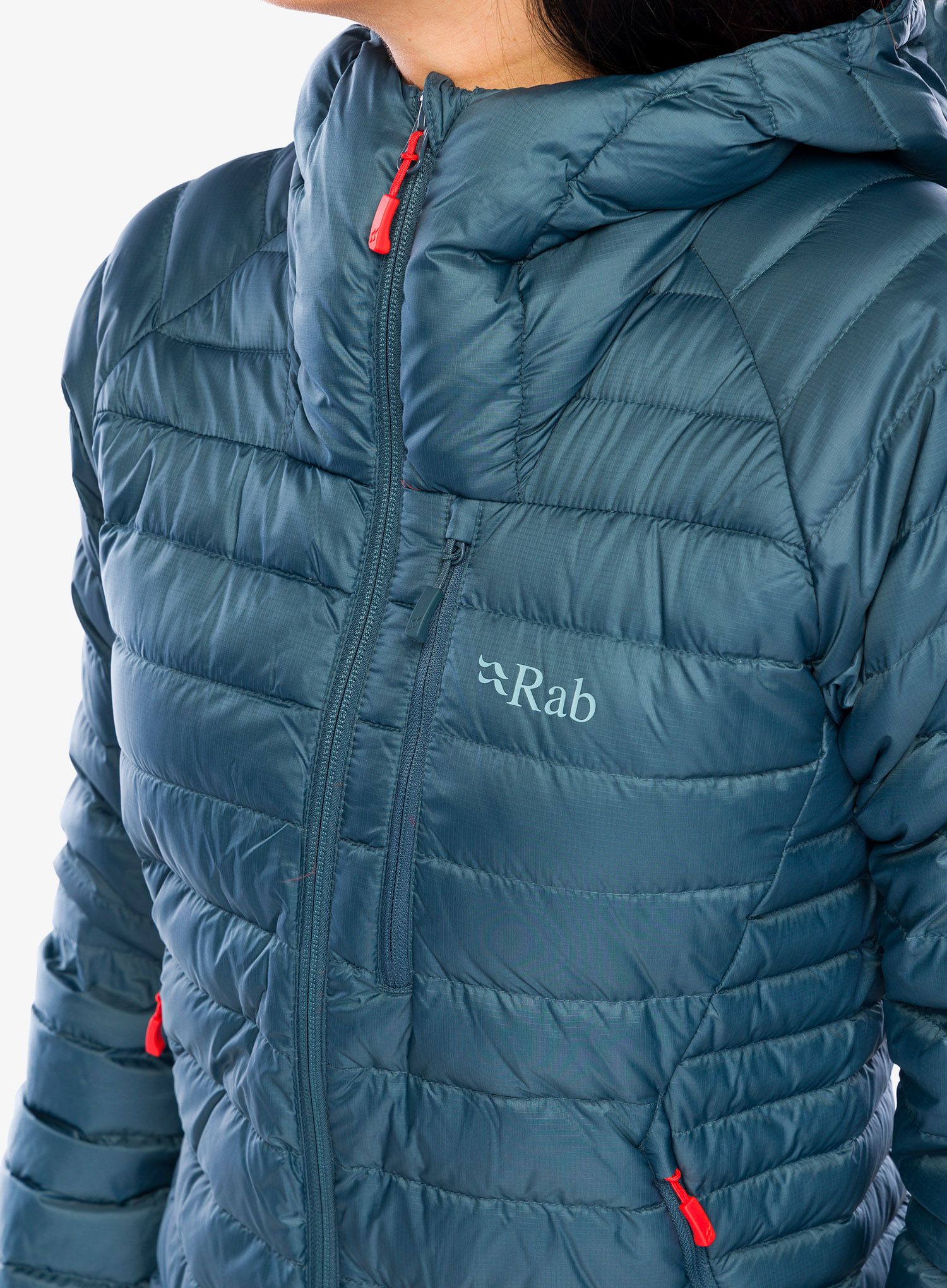 Ženska perjana jakna Rab Microlight Alpine Jacket - orion blue