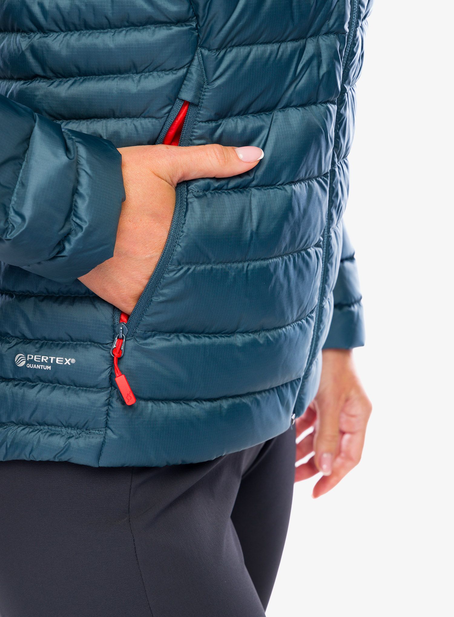 Ženska perjana jakna Rab Microlight Alpine Jacket - orion blue