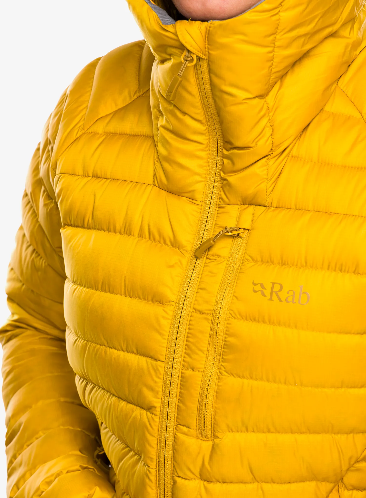 Ženska perjana jakna Rab Microlight Alpine Jacket - sahara