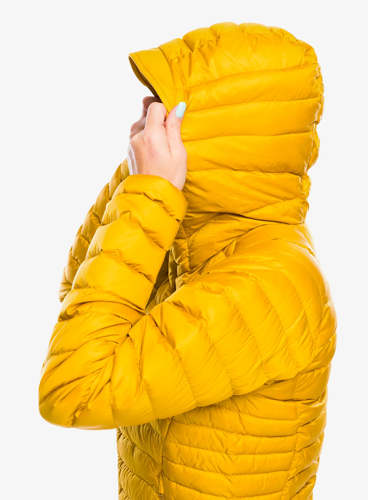 Ženska perjana jakna Rab Microlight Alpine Jacket - sahara