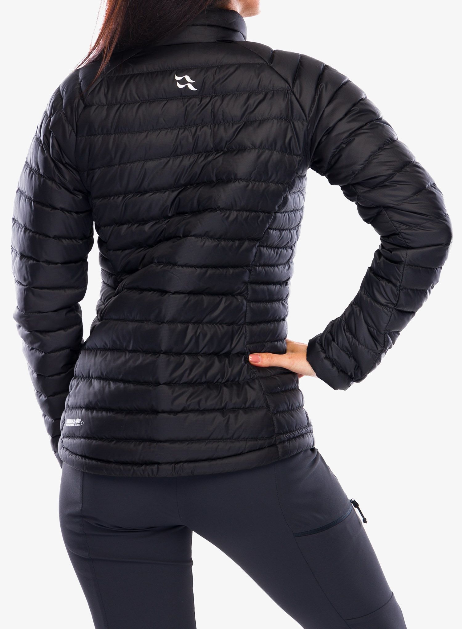 Ženska perjana jakna Rab Microlight Jacket - black