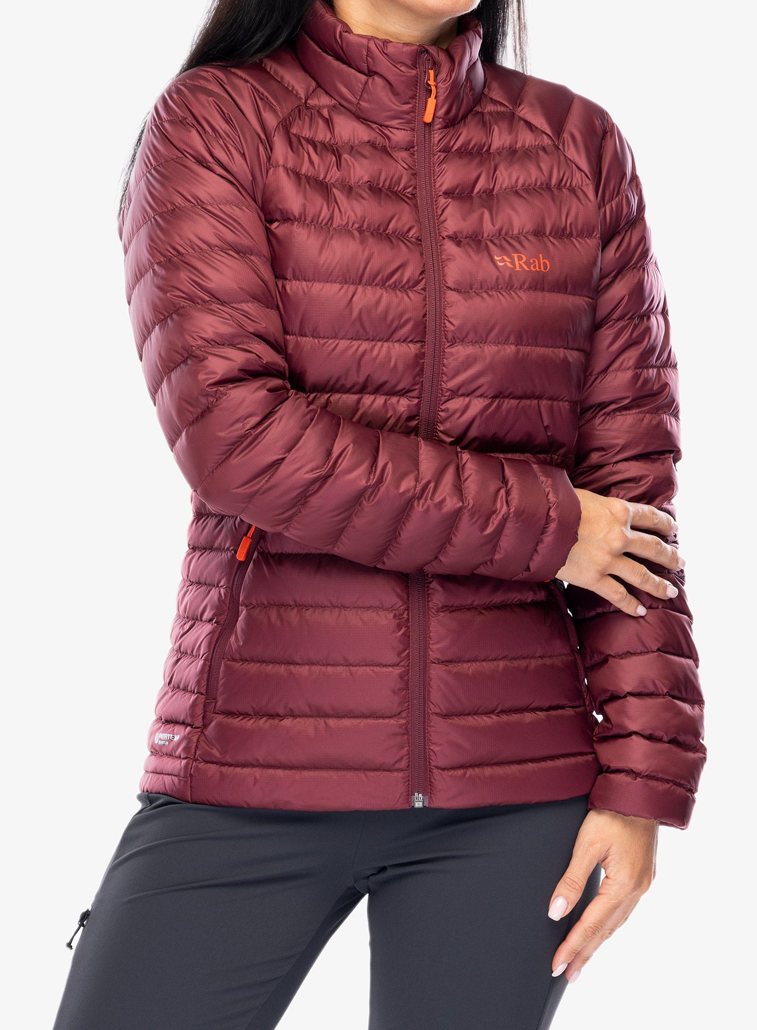 Ženska jakna Rab Microlight Jacket - deep heather