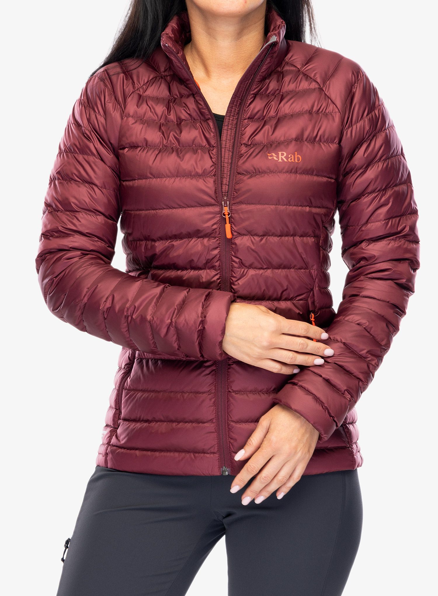 Ženska jakna Rab Microlight Jacket - deep heather