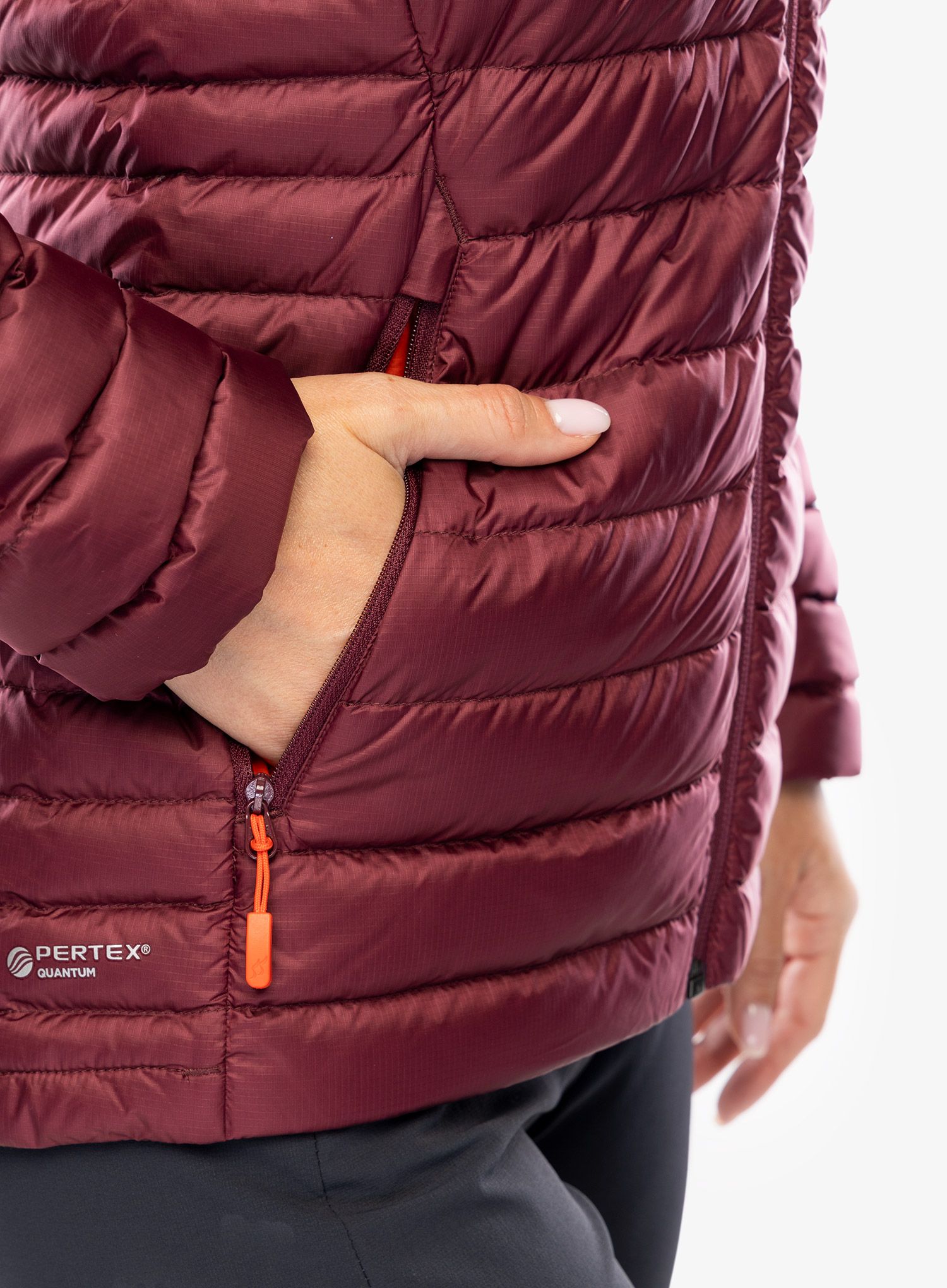 Ženska jakna Rab Microlight Jacket - deep heather
