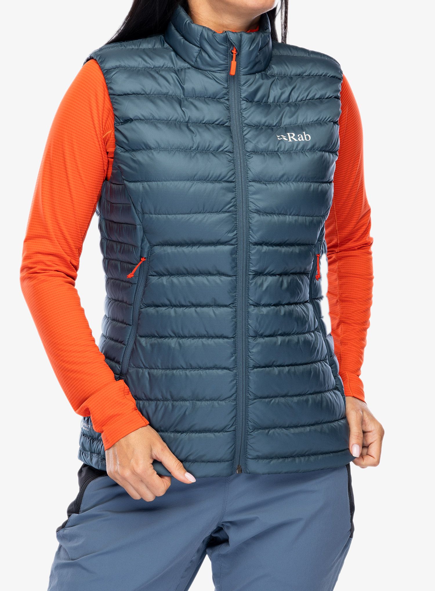 Ženski perjani prsluk Rab Microlight Vest - orion blue 