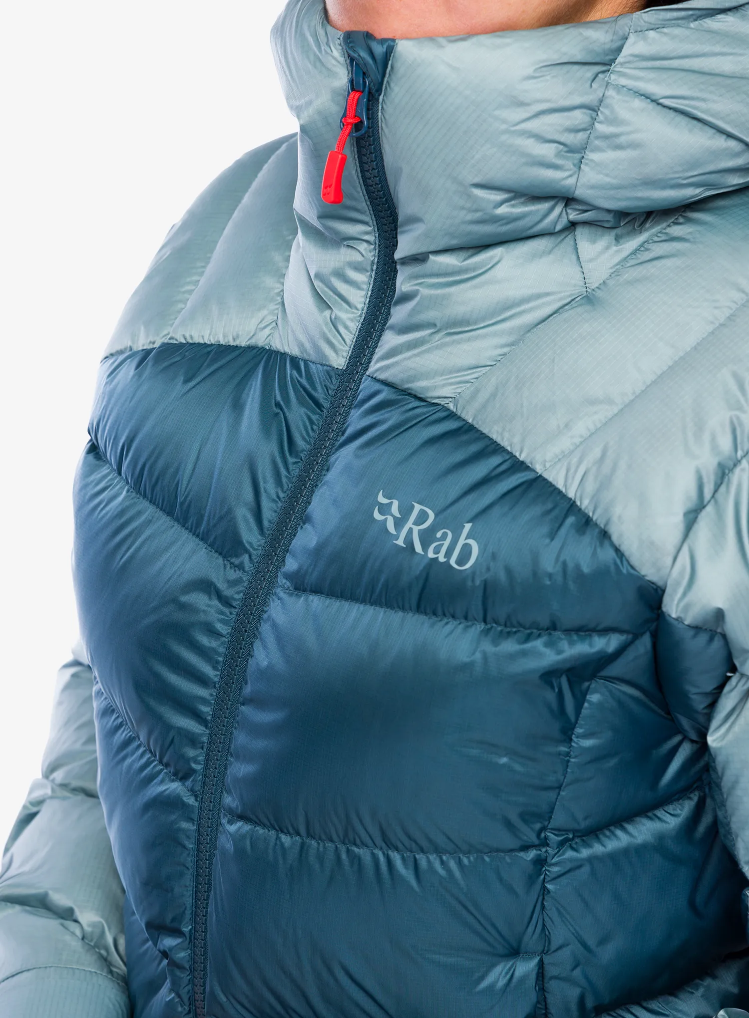 Ženska perjana jakna Rab Neutrino Pro Jacket - orion blue/citadel