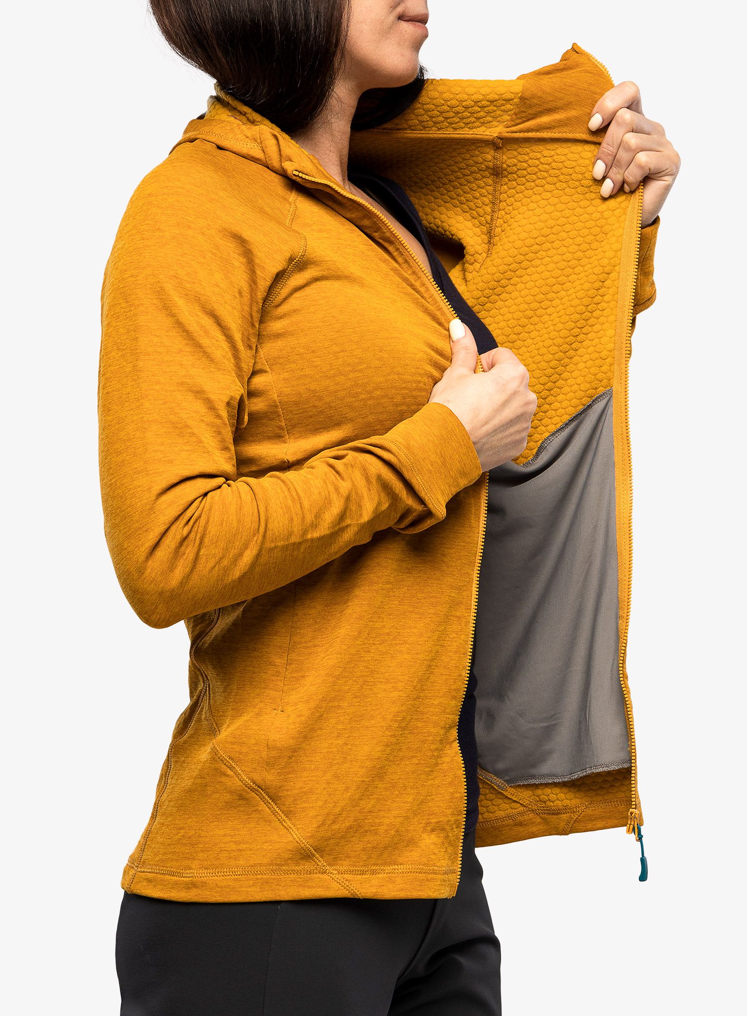 Dukserica s kapuljačom ženska Rab Nexus Hoody - dark butternut