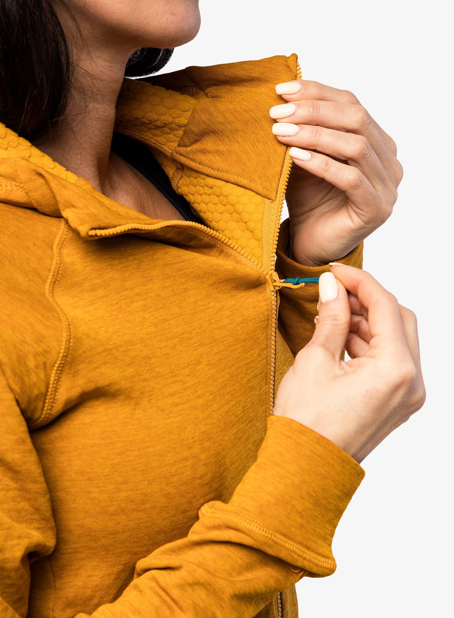 Dukserica s kapuljačom ženska Rab Nexus Hoody - dark butternut