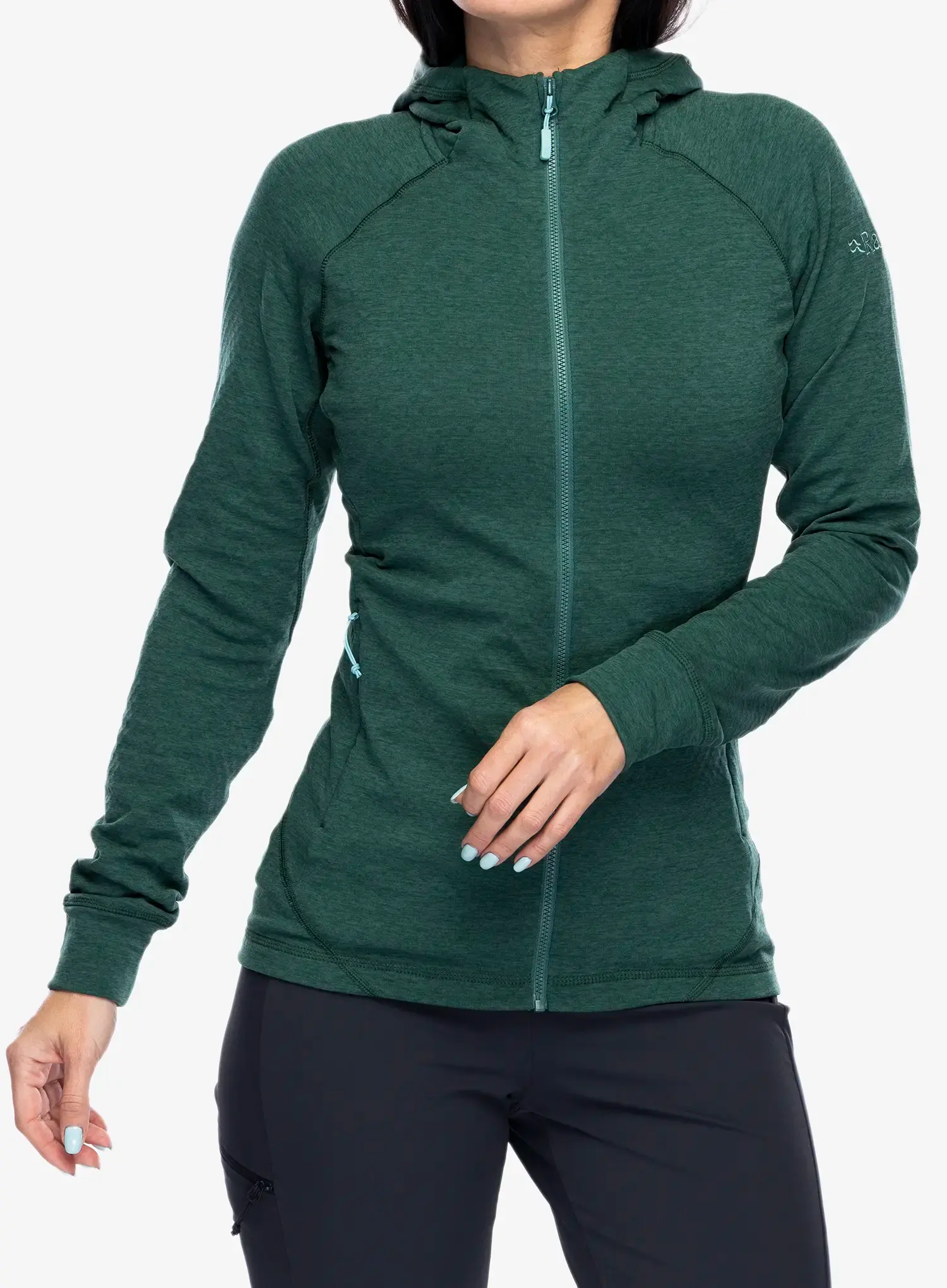 Dukserica s kapuljačom ženska Rab Nexus Hoody - green slate