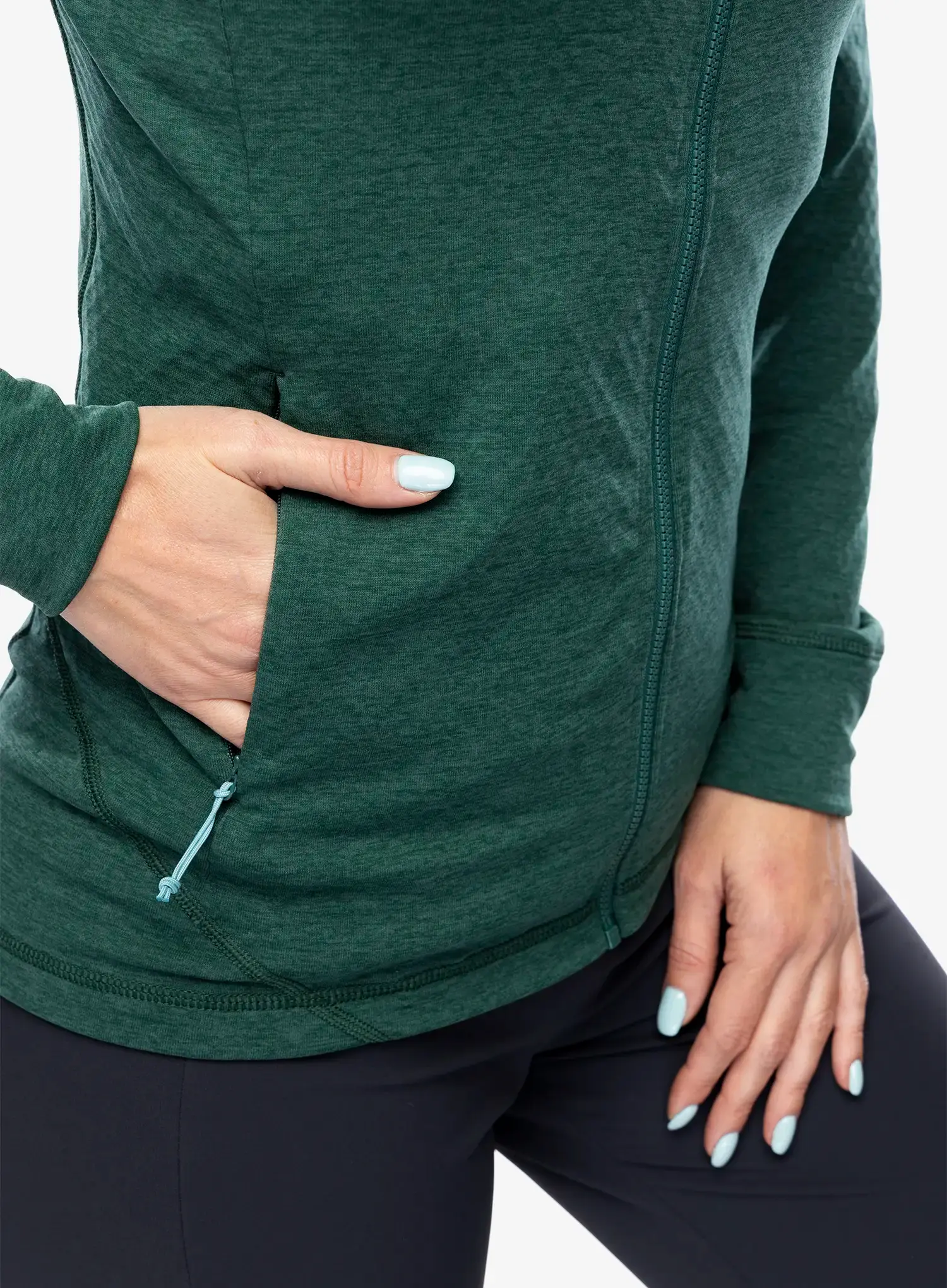 Dukserica s kapuljačom ženska Rab Nexus Hoody - green slate