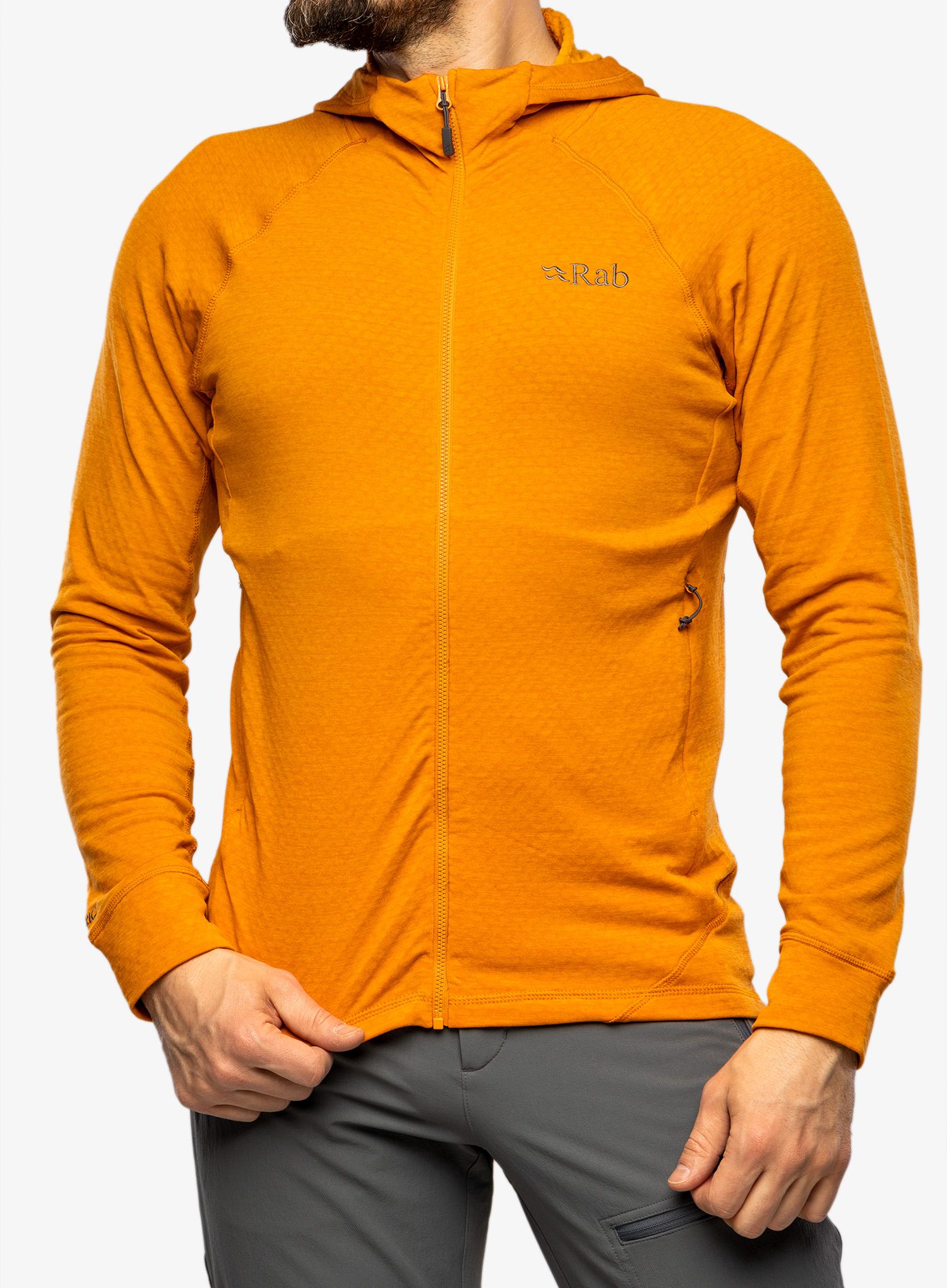 Majica s kapuljačom Rab Nexus Hoody - marmalade