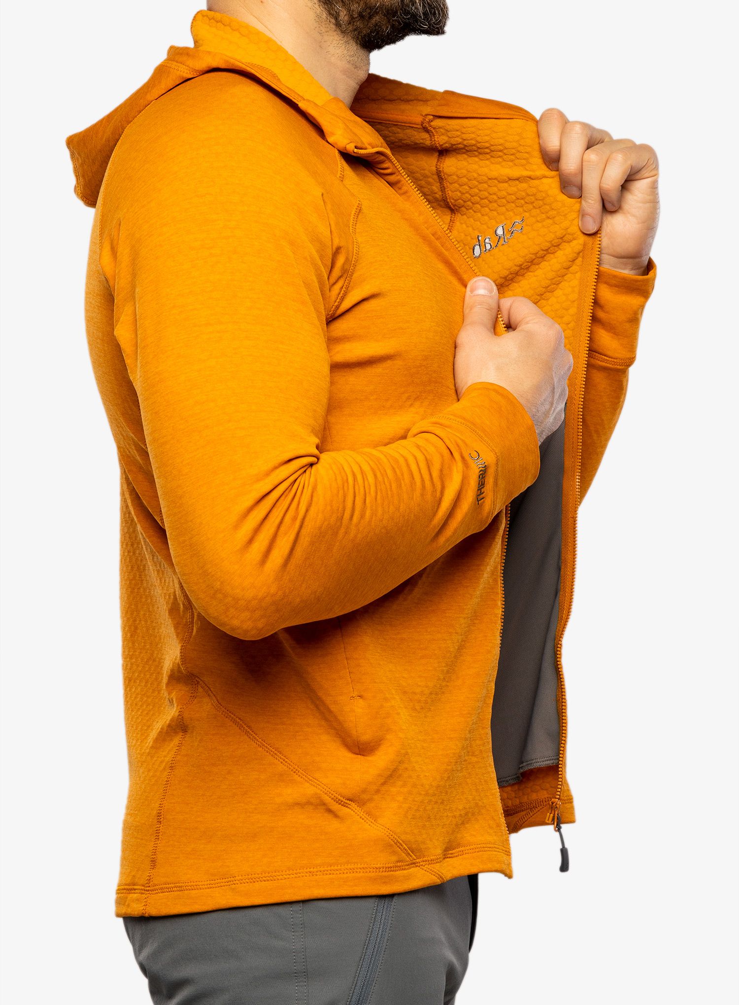 Majica s kapuljačom Rab Nexus Hoody - marmalade