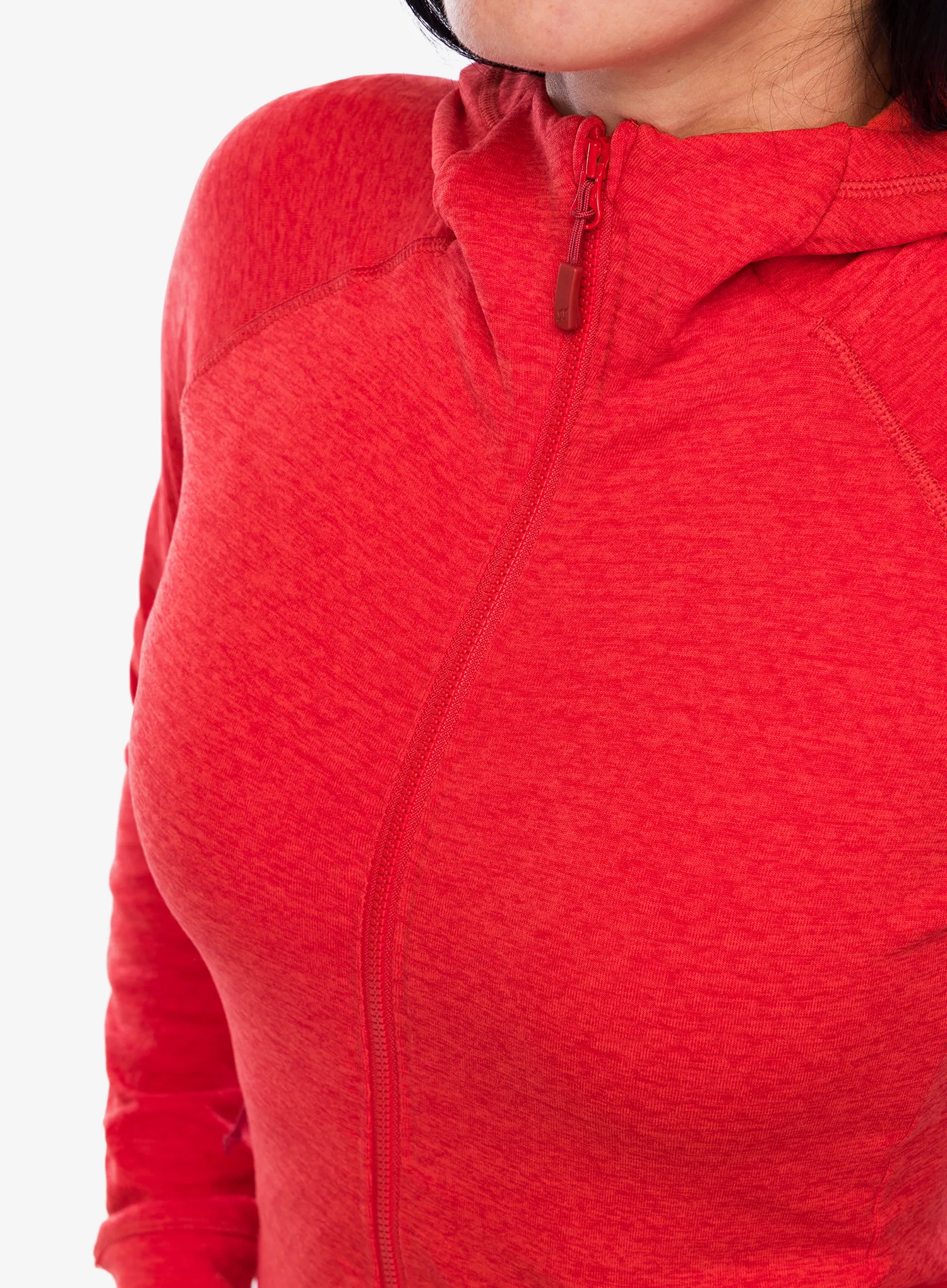 Dukserica s kapuljačom ženska Rab Nexus Hoody - red grapefruit