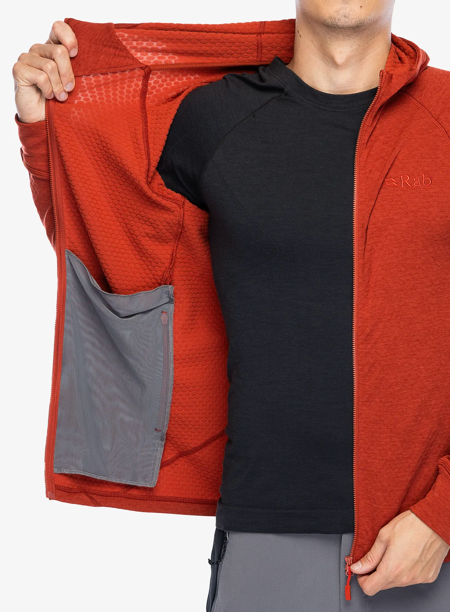 Majica s kapuljačom Rab Nexus Hoody - tuscan red