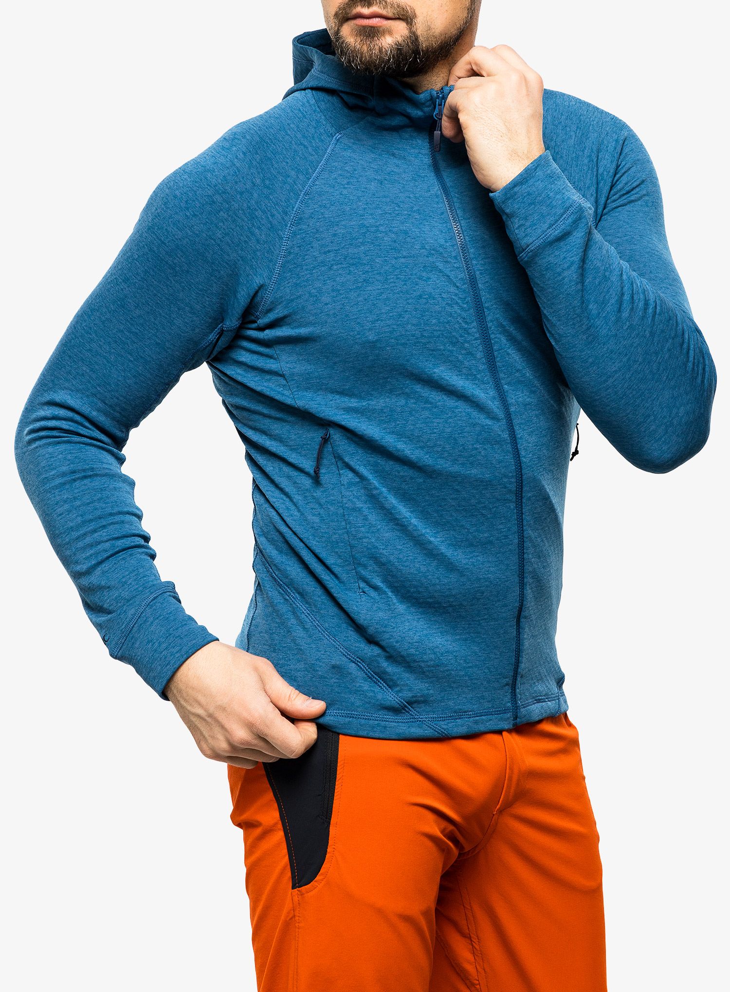 Majica s kapuljačom Rab Nexus Hoody  - denim